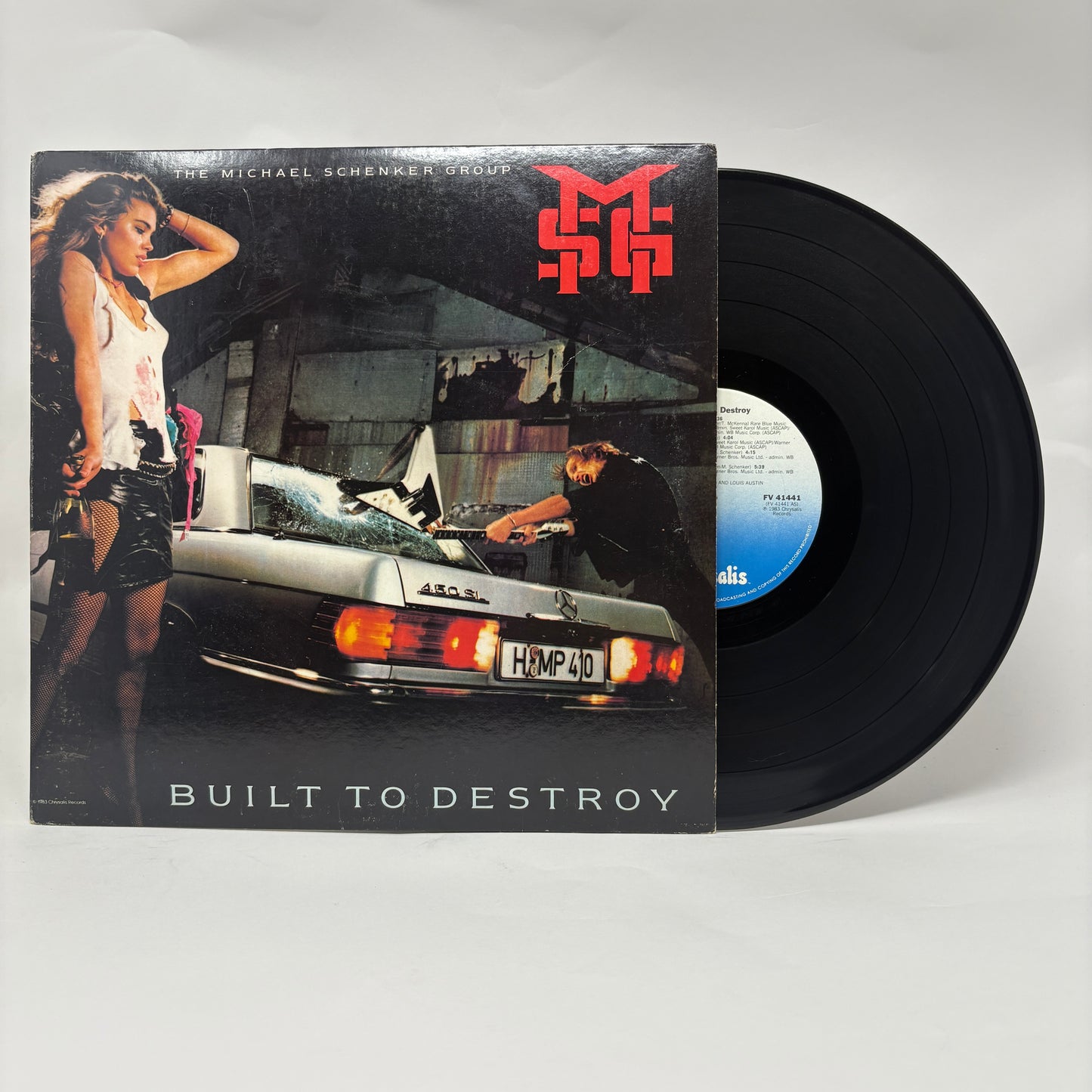 The Michael Schenker Group : Built To Destroy (LP,Album,Reissue)
