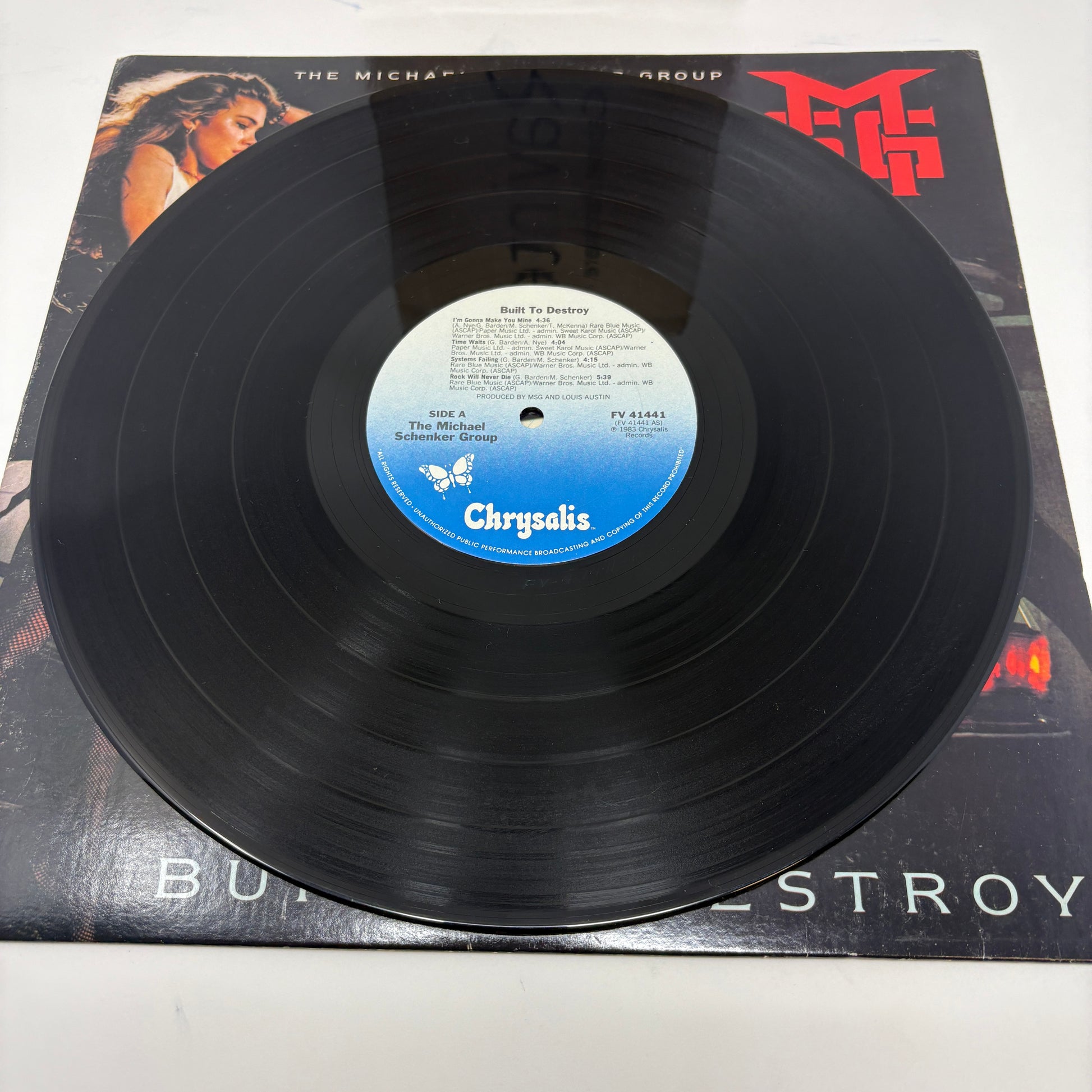 The Michael Schenker Group : Built To Destroy (LP,Album,Reissue)