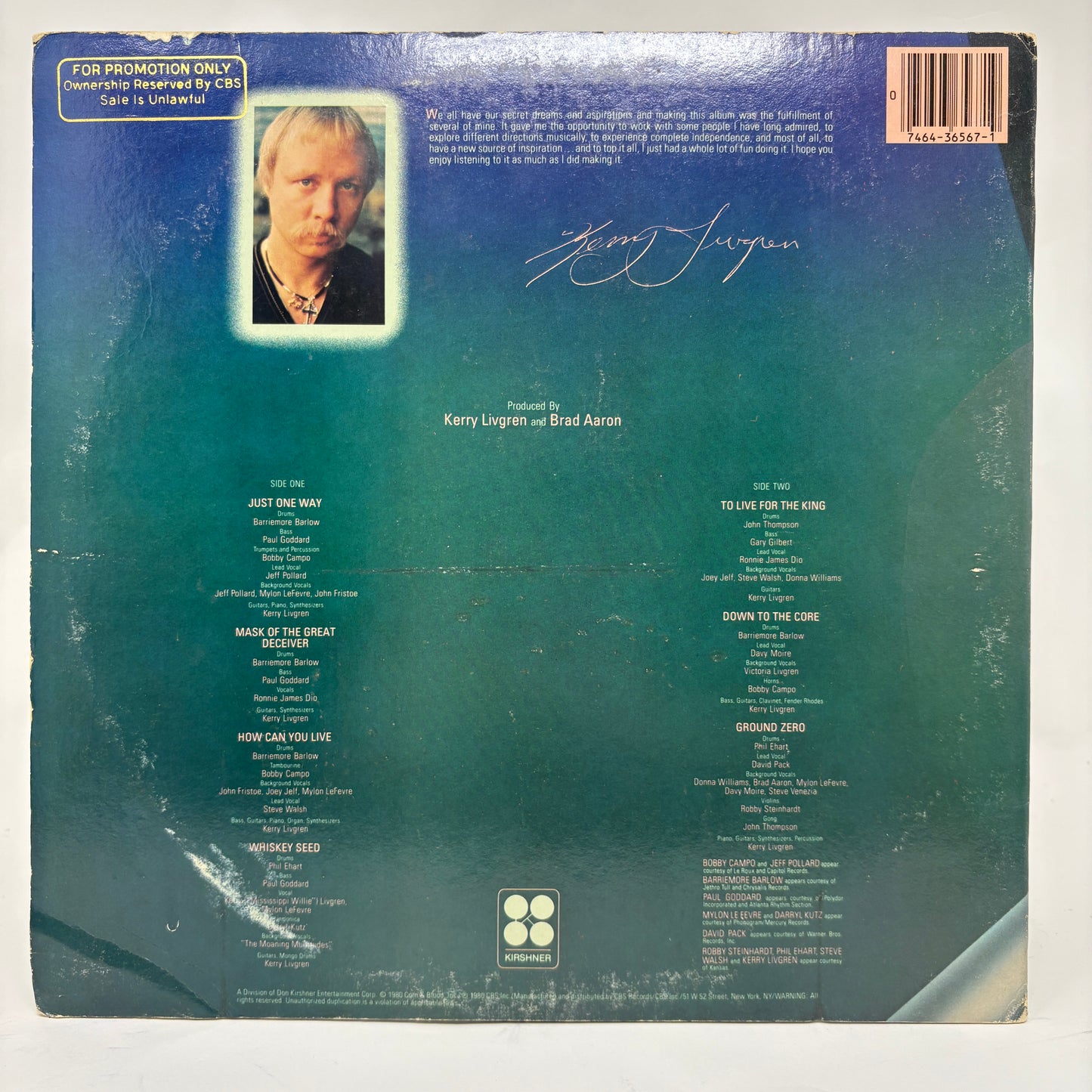 Kerry Livgren : Seeds Of Change (LP,Album)