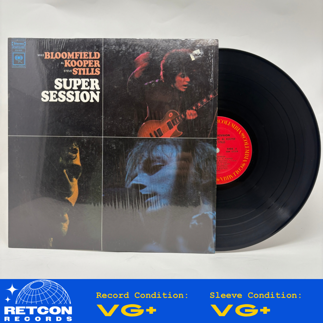 Mike Bloomfield / Al Kooper / Stephen Stills : Super Session (LP,Album,Repress,Stereo)
