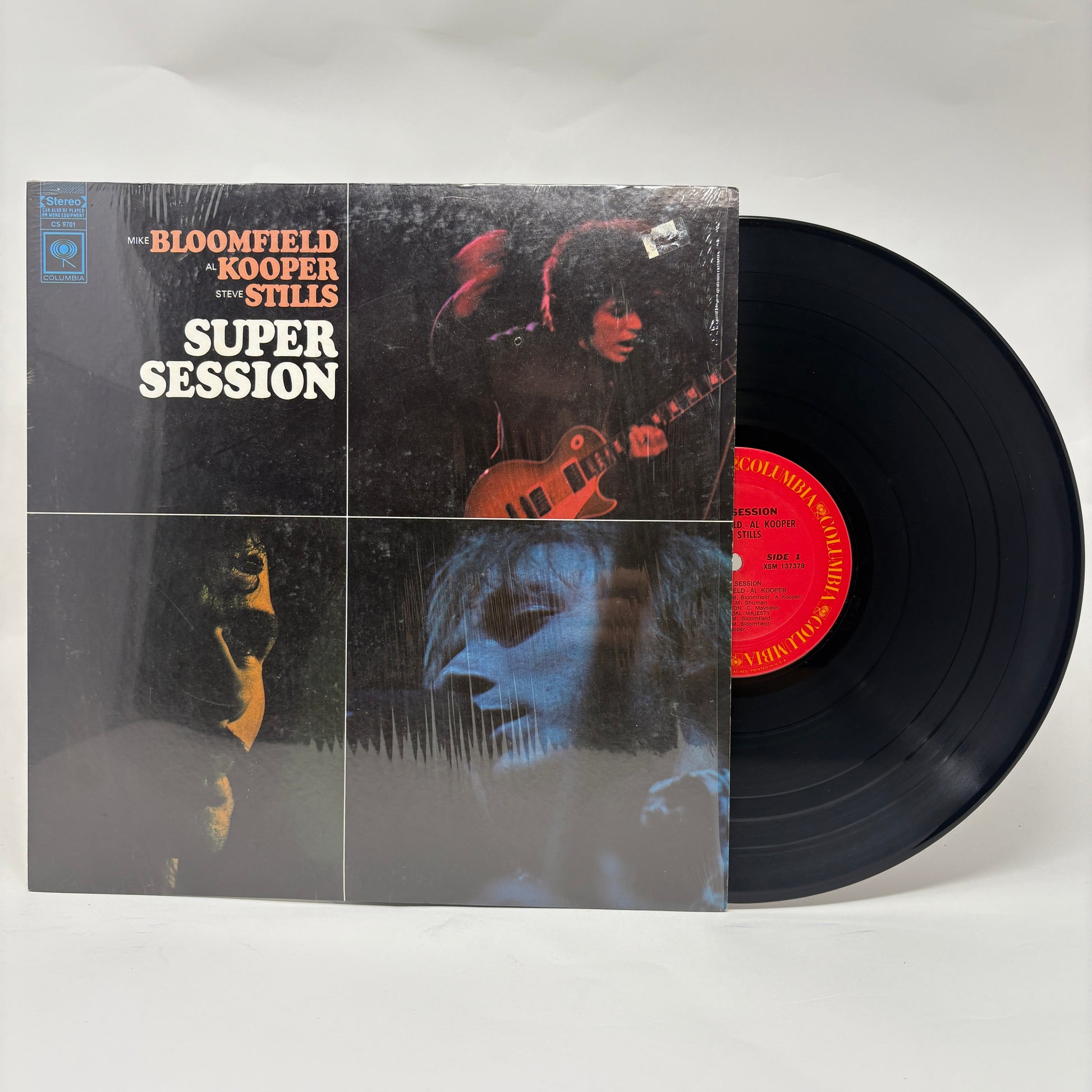 Mike Bloomfield / Al Kooper / Stephen Stills : Super Session (LP,Album,Repress,Stereo)