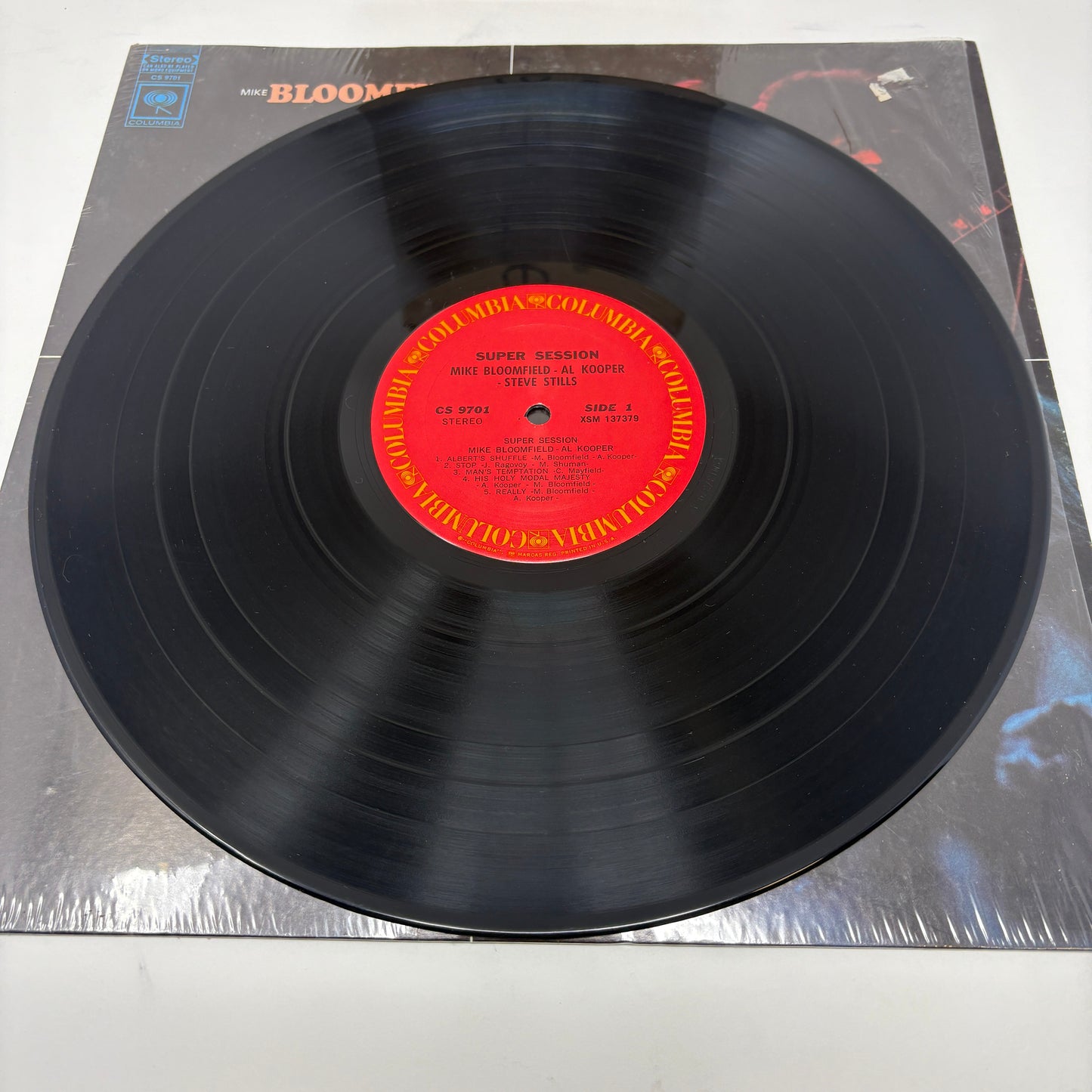 Mike Bloomfield / Al Kooper / Stephen Stills : Super Session (LP,Album,Repress,Stereo)