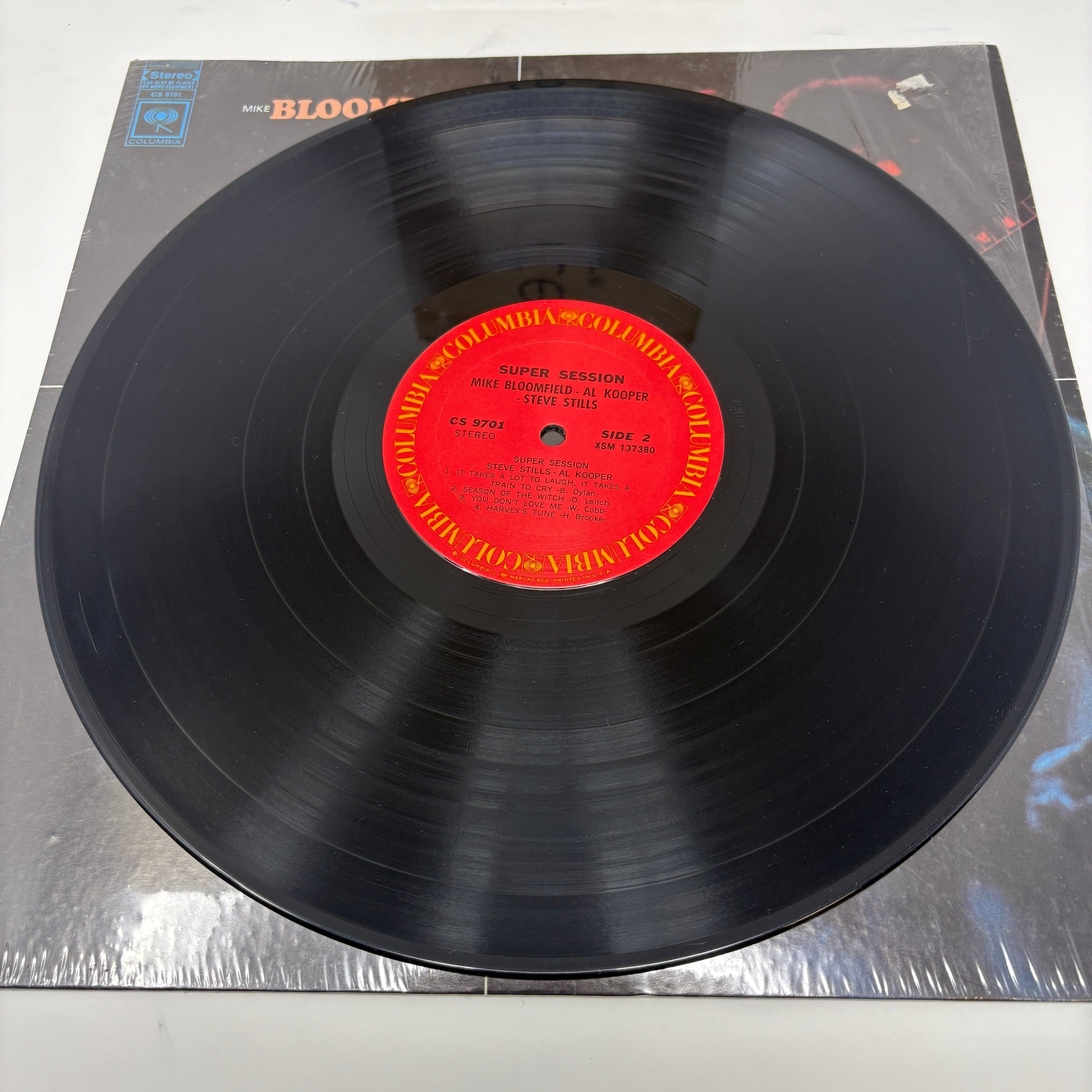 Mike Bloomfield / Al Kooper / Stephen Stills : Super Session (LP,Album,Repress,Stereo)