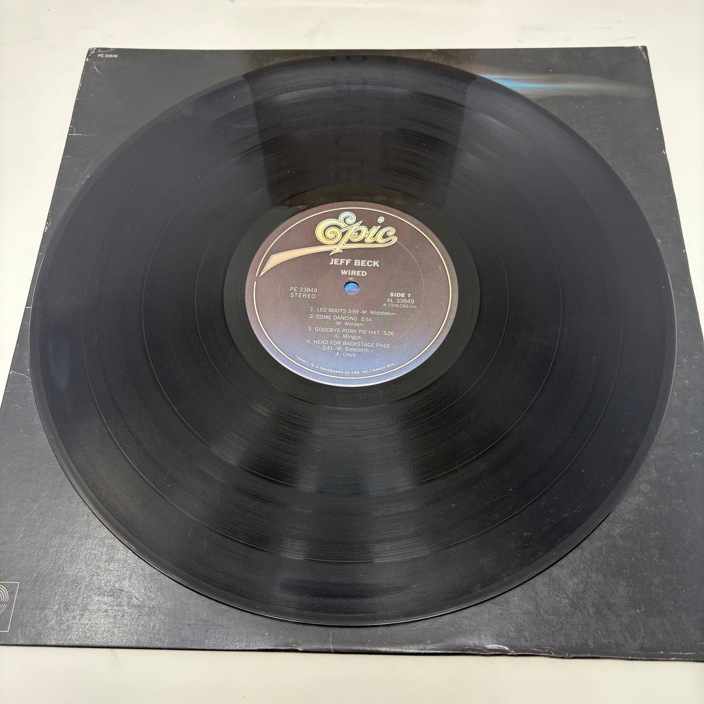 Jeff Beck : Wired (LP,Album,Reissue)