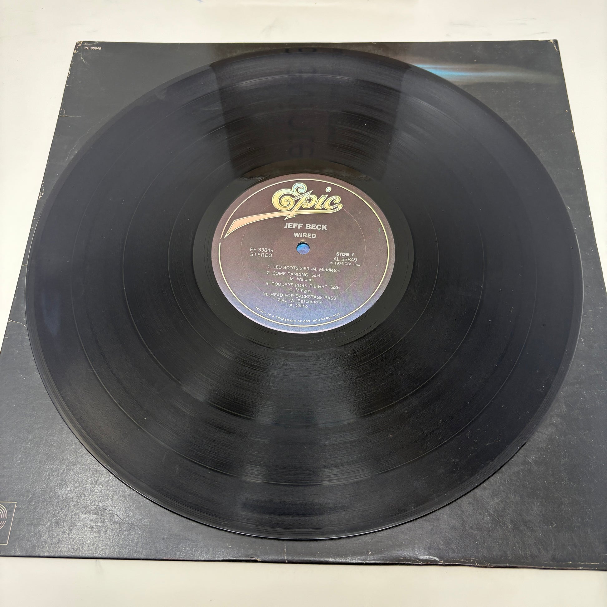 Jeff Beck : Wired (LP,Album,Reissue)