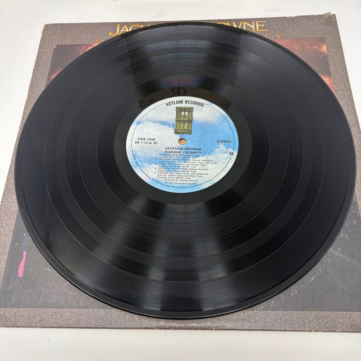 Jackson Browne : Running On Empty (LP,Album,Stereo)