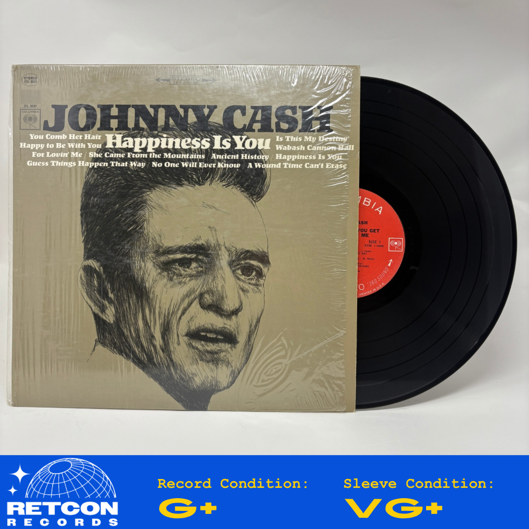 Johnny Cash : Happiness Is You (LP,Album,Stereo)