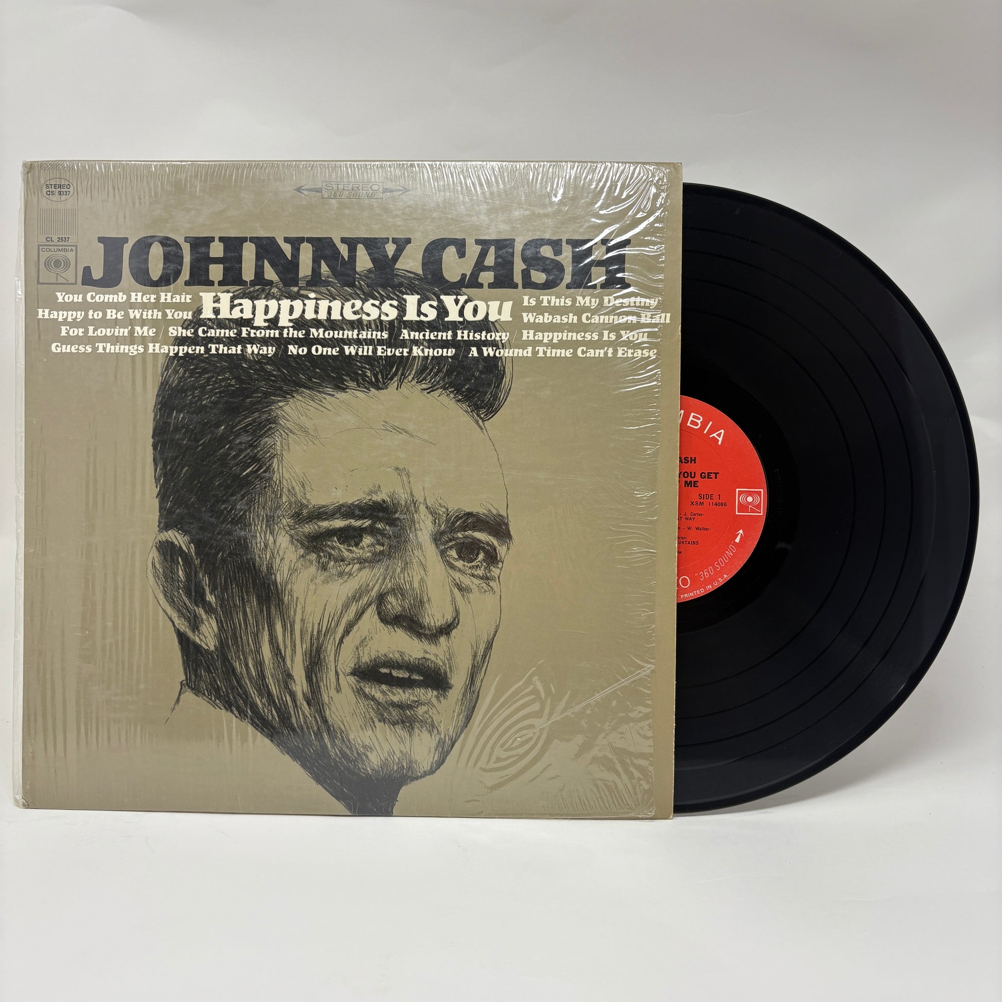 Johnny Cash : Happiness Is You (LP,Album,Stereo)
