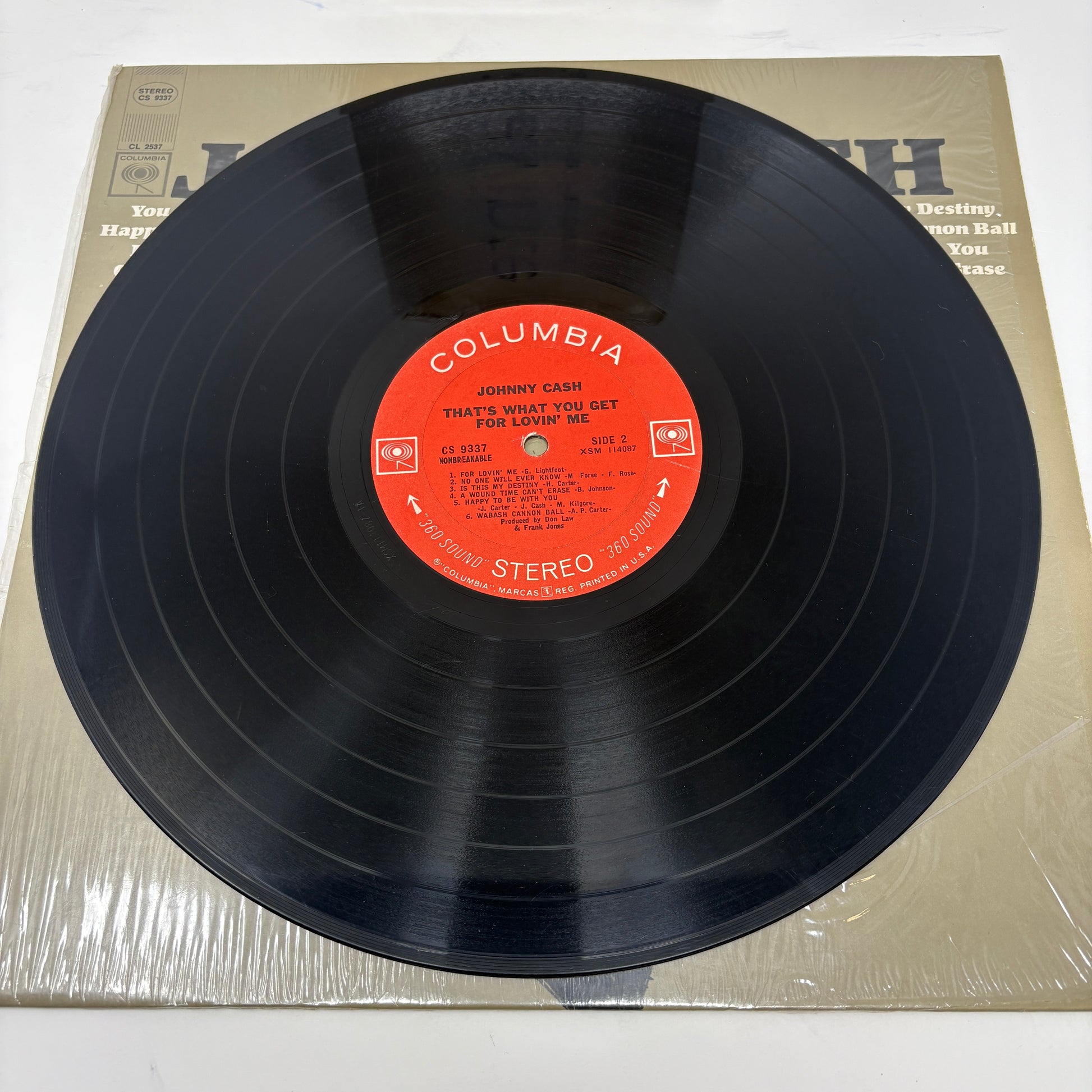 Johnny Cash : Happiness Is You (LP,Album,Stereo)