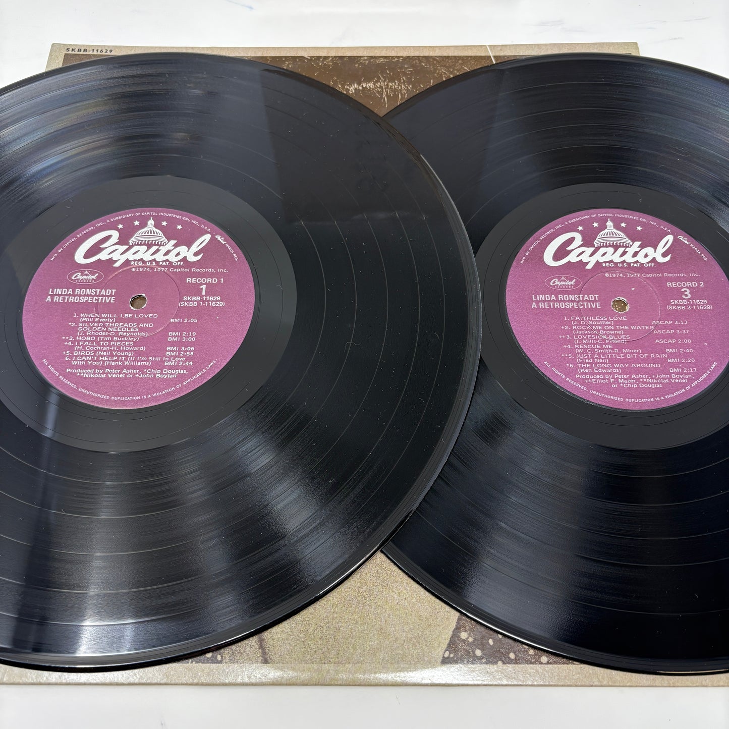 Linda Ronstadt : A Retrospective (LP,Compilation,Stereo)