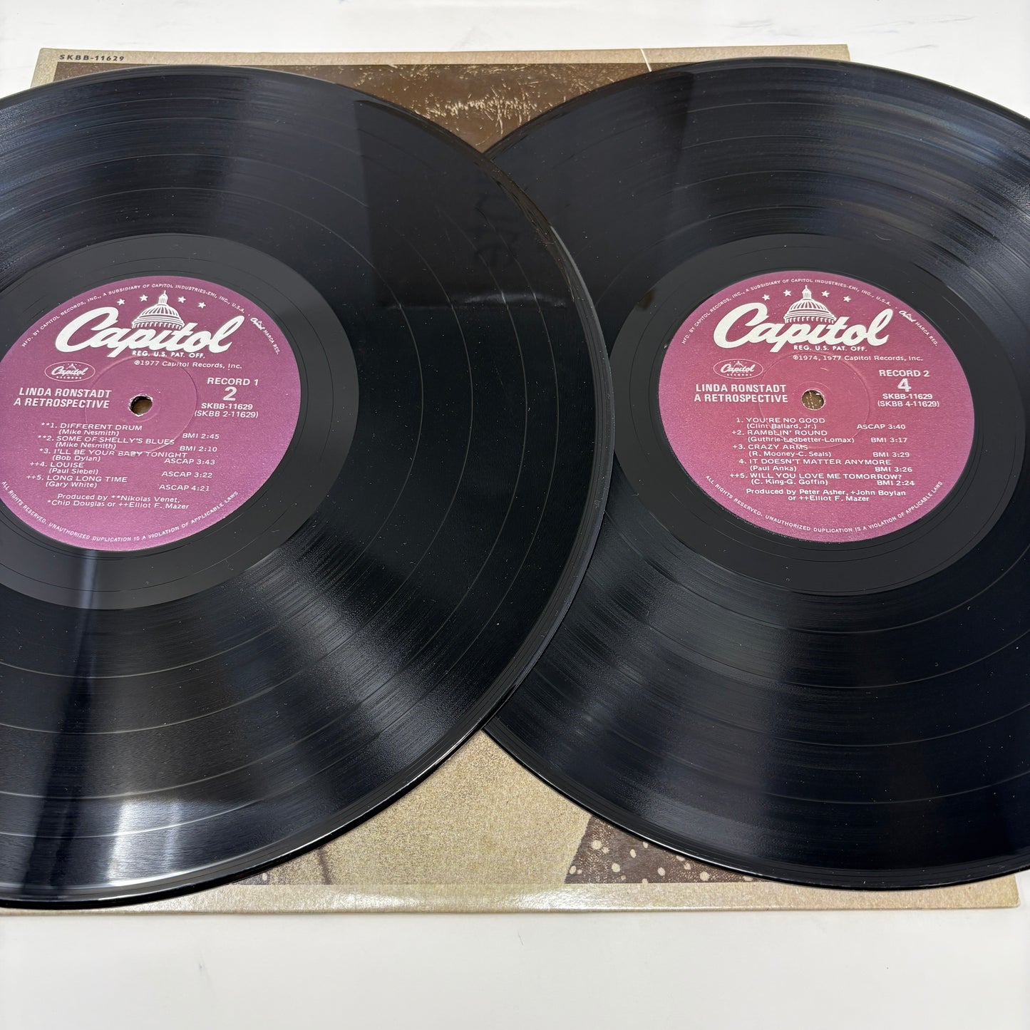 Linda Ronstadt : A Retrospective (LP,Compilation,Stereo)