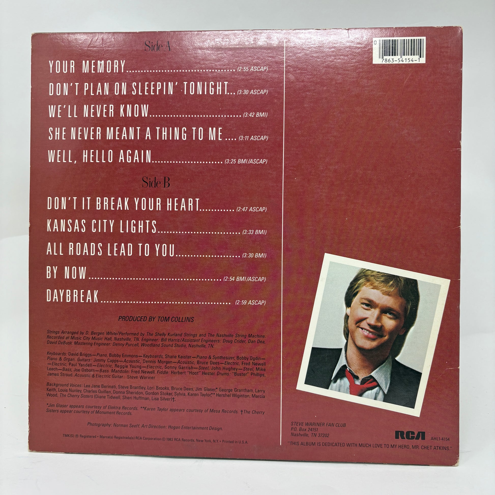 Steve Wariner : Steve Wariner (LP,Album,Stereo)