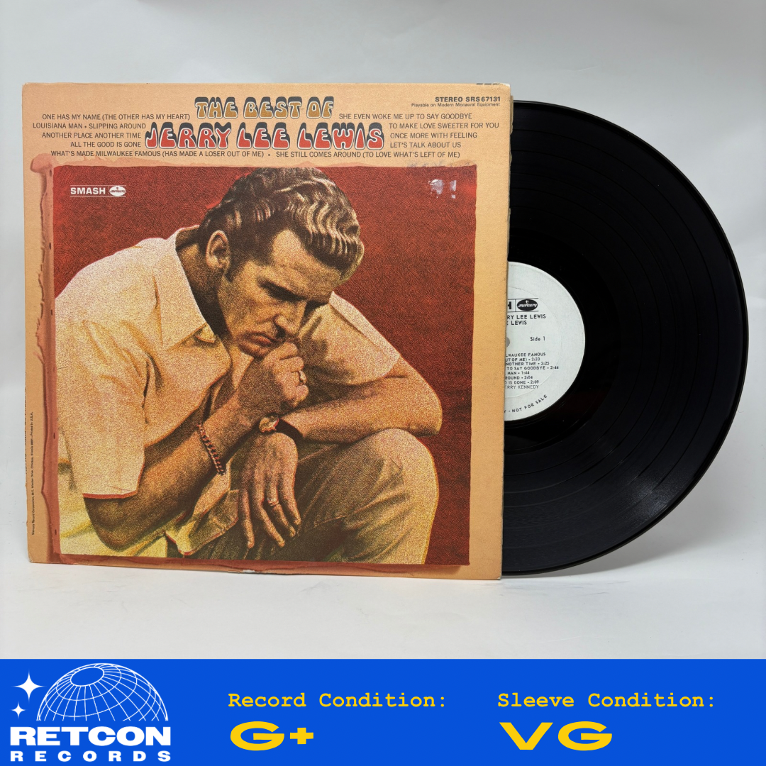 Jerry Lee Lewis : The Best Of Jerry Lee Lewis (LP,Compilation,Stereo,Promo)