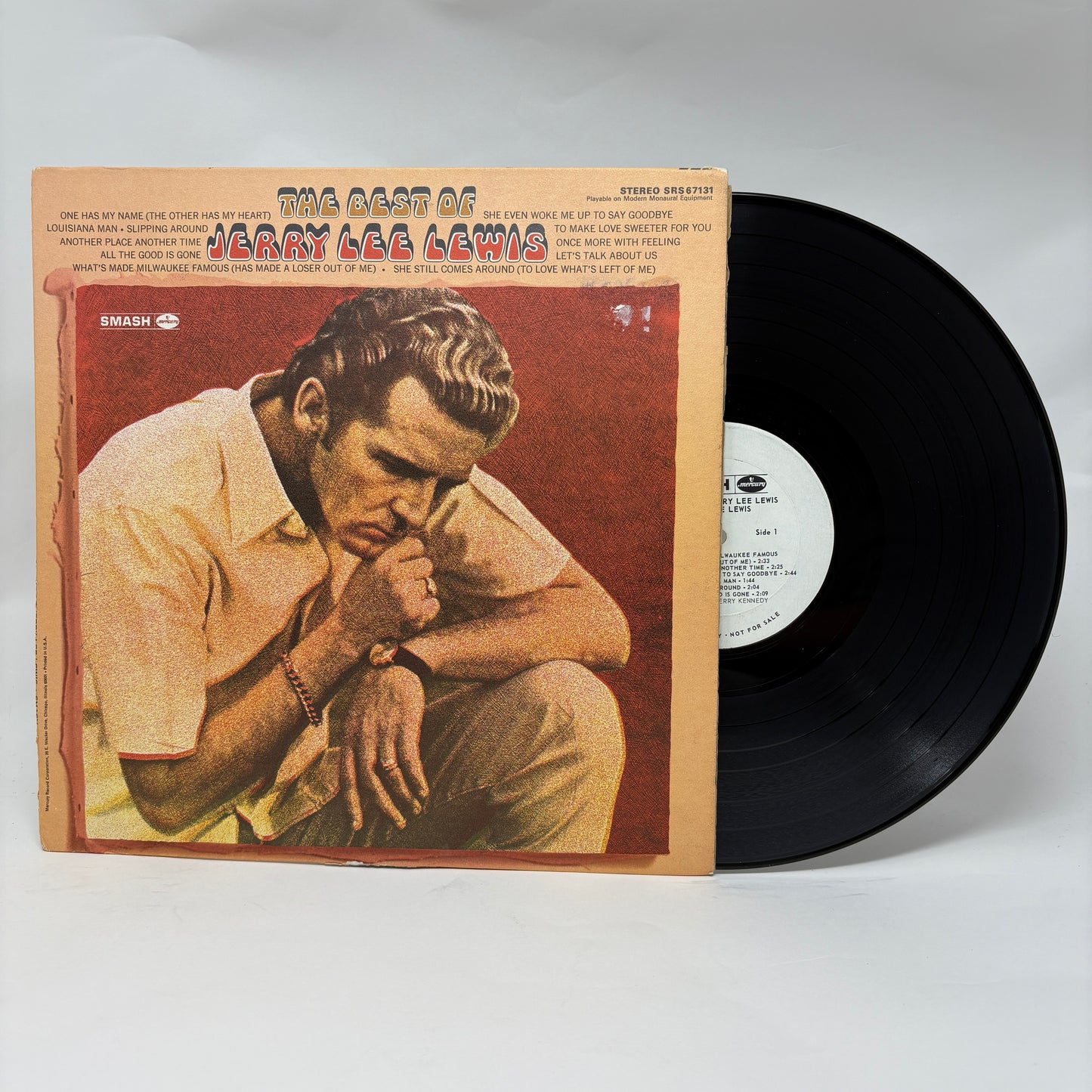 Jerry Lee Lewis : The Best Of Jerry Lee Lewis (LP,Compilation,Stereo,Promo)
