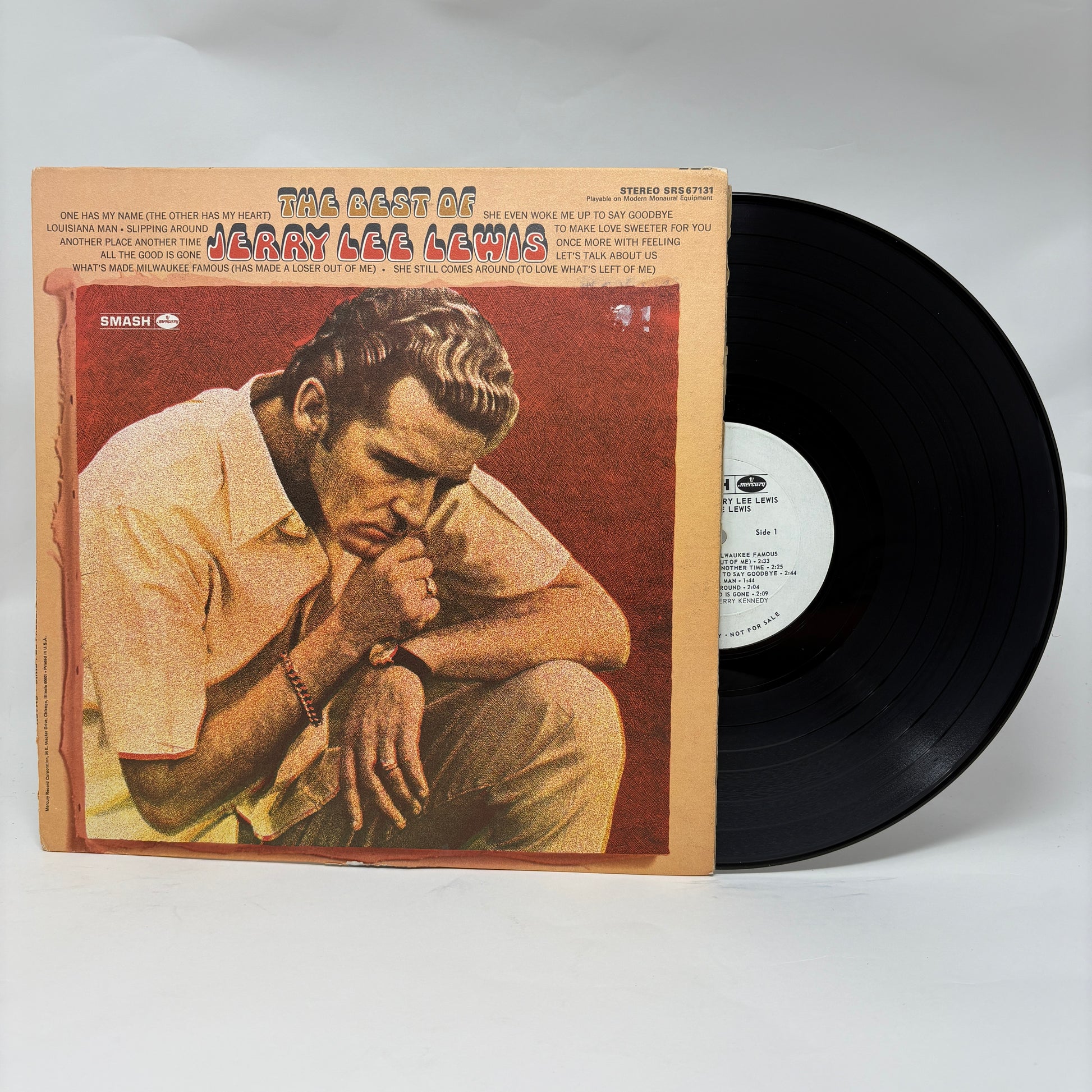 Jerry Lee Lewis : The Best Of Jerry Lee Lewis (LP,Compilation,Stereo,Promo)