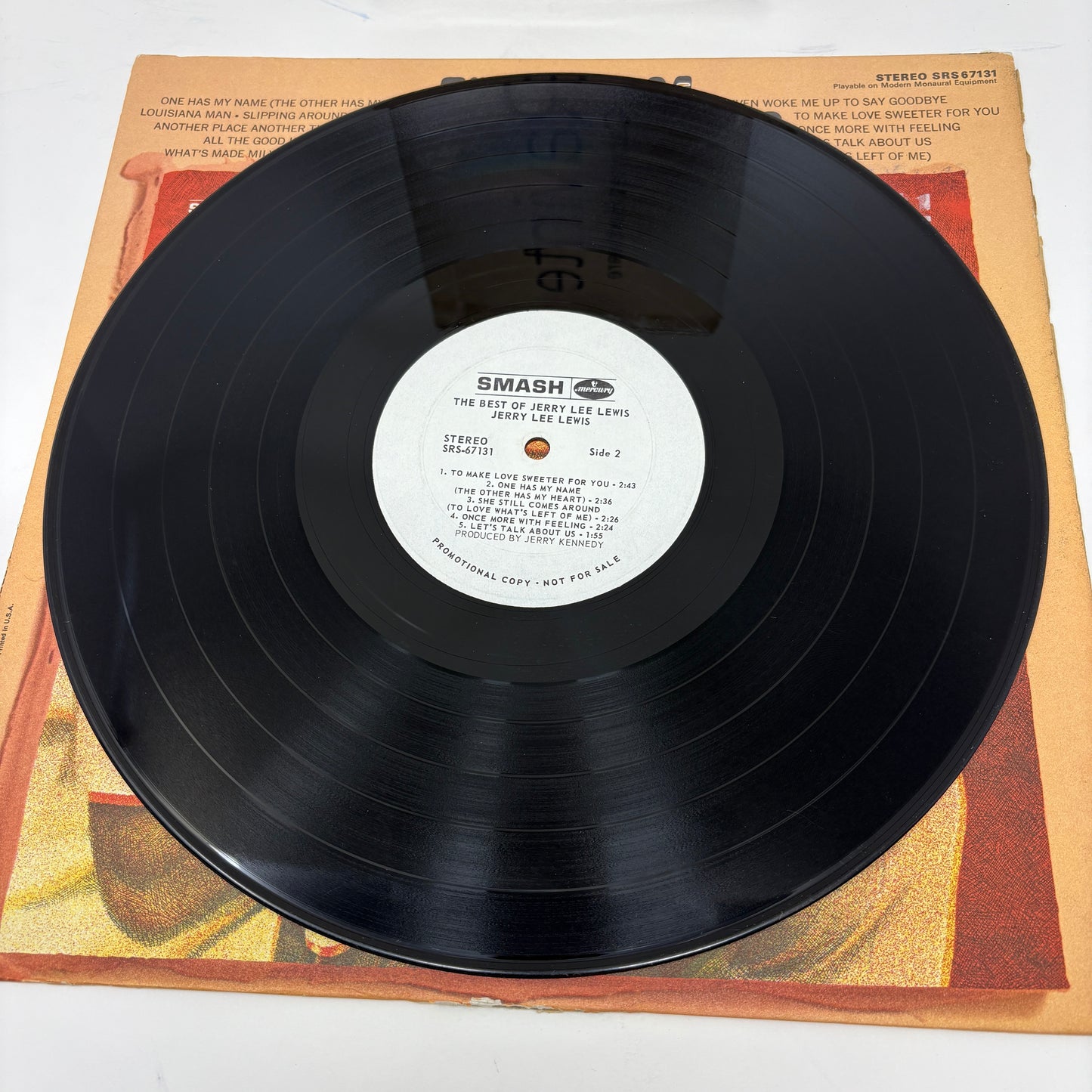 Jerry Lee Lewis : The Best Of Jerry Lee Lewis (LP,Compilation,Stereo,Promo)