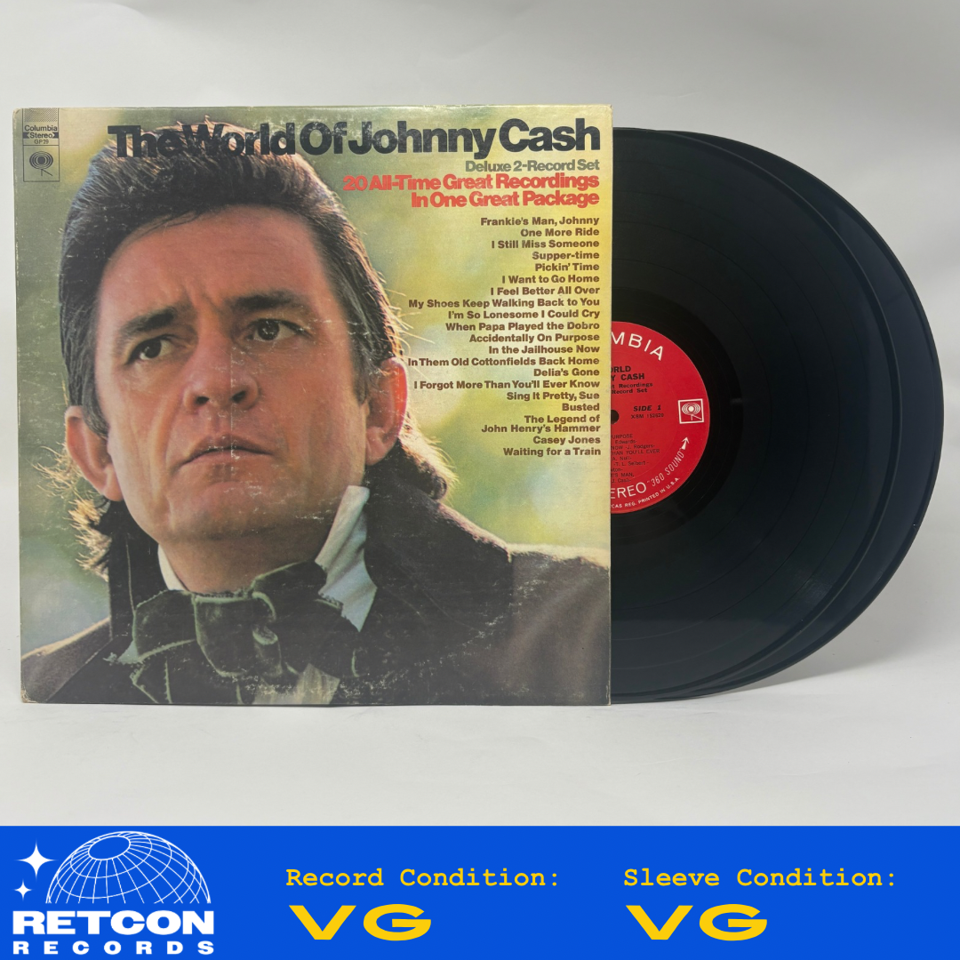 Johnny Cash : The World Of Johnny Cash (LP,Compilation,Reissue)