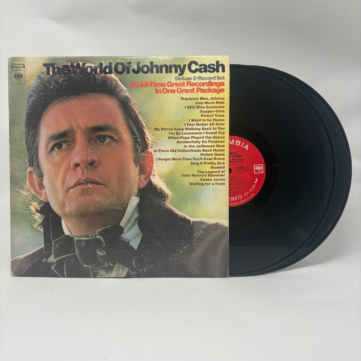 Johnny Cash : The World Of Johnny Cash (LP,Compilation,Reissue)