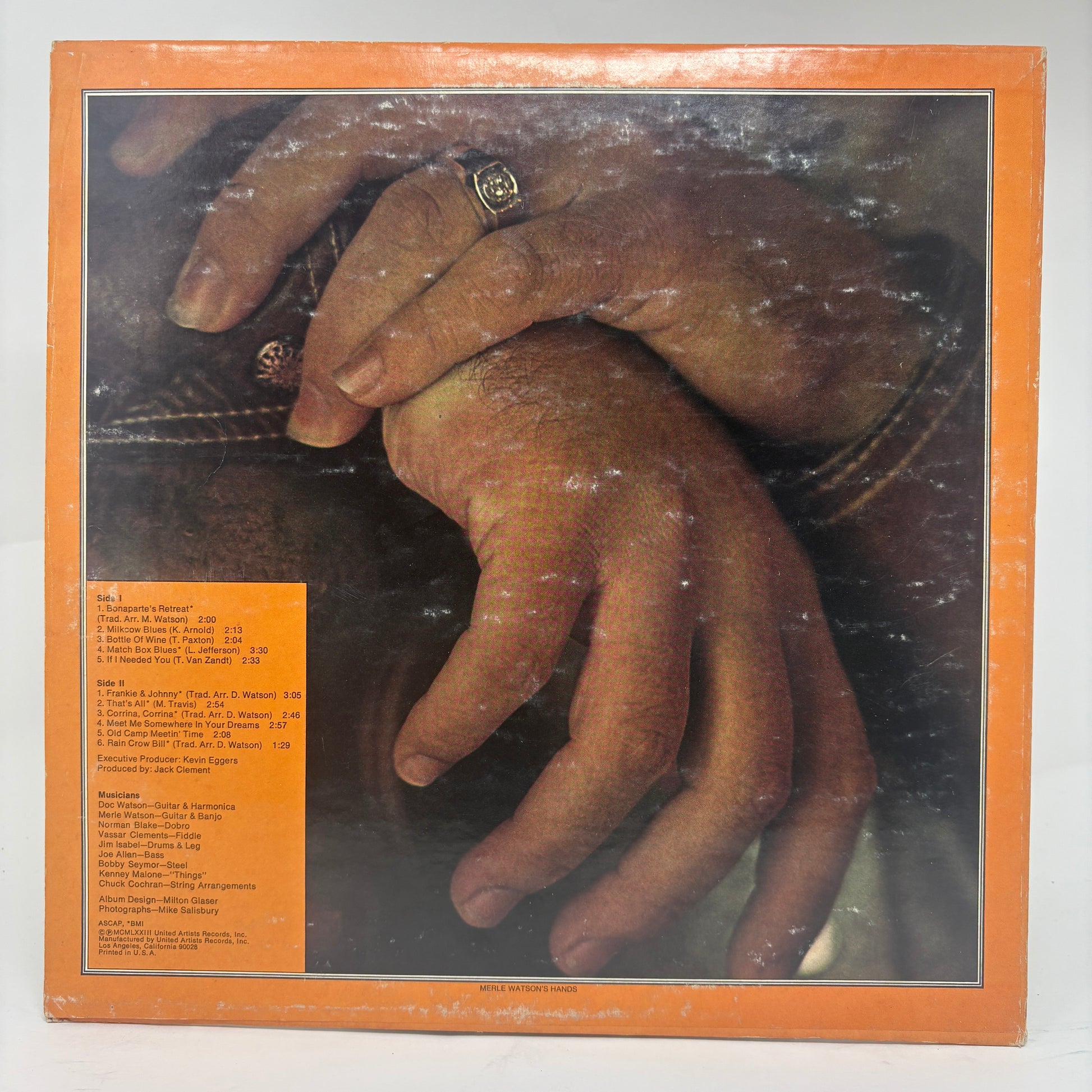 Doc & Merle Watson : Then And Now (LP,Album,Stereo)