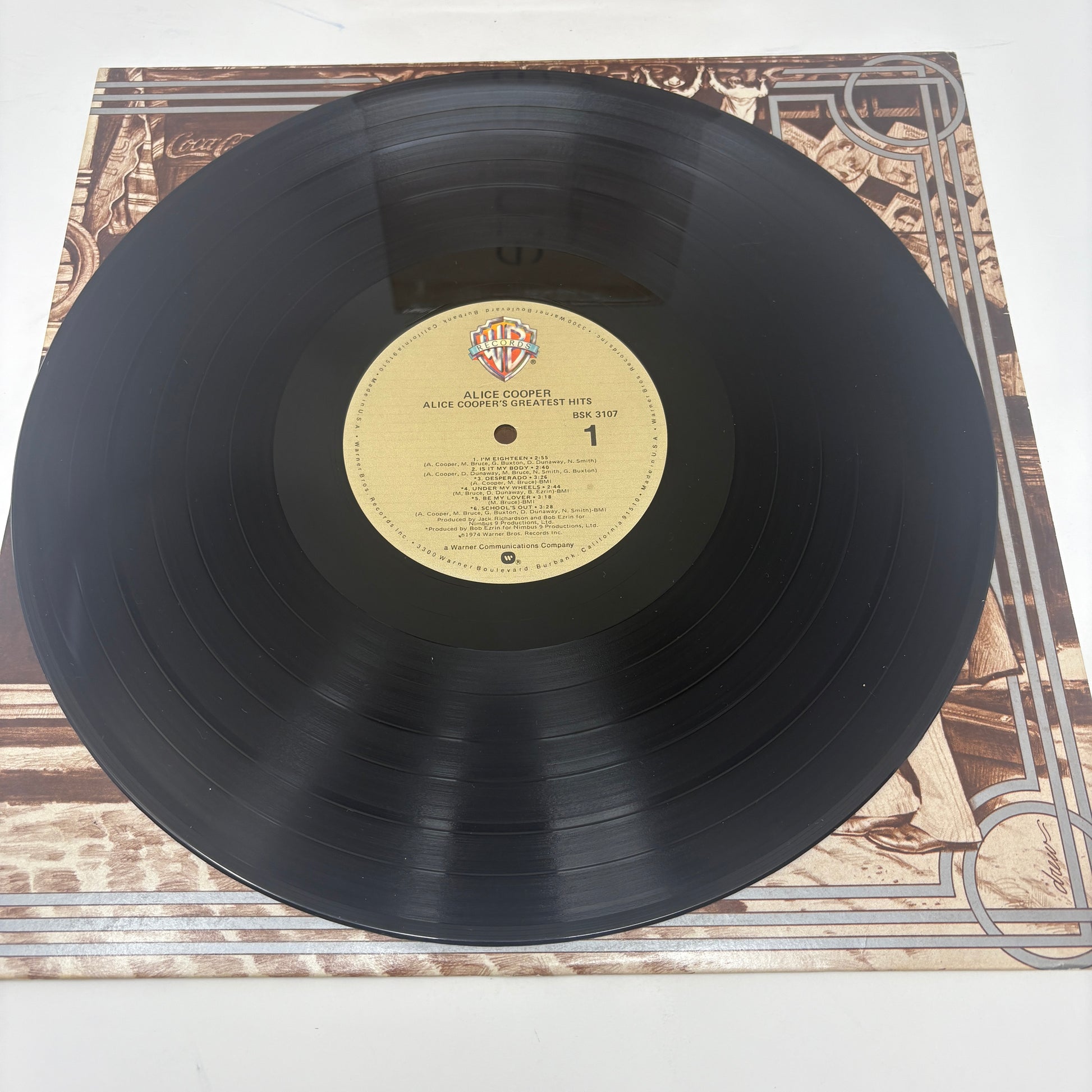 Alice Cooper : Alice Cooper's Greatest Hits (LP,Compilation,Reissue,Repress)