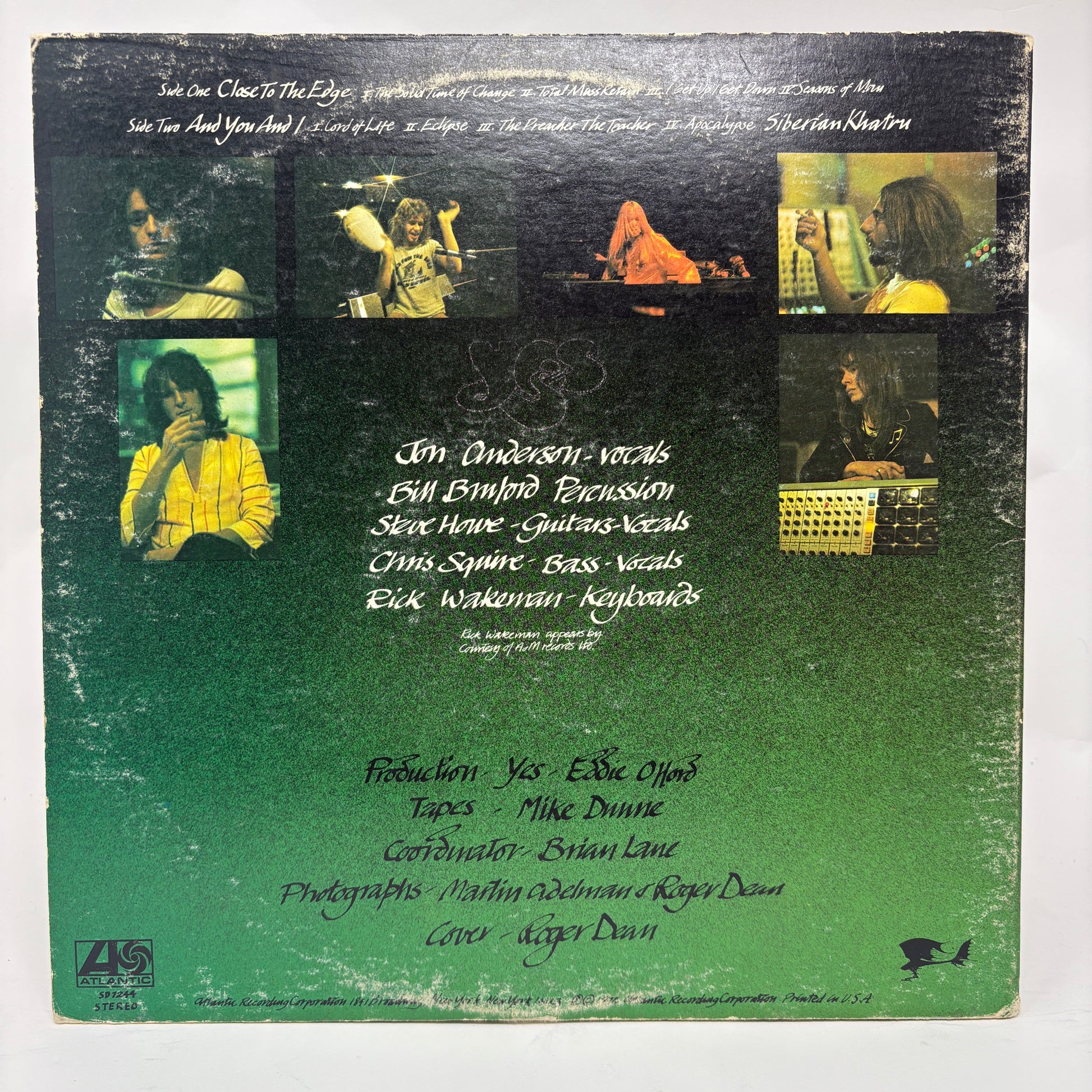 Yes : Close To The Edge (LP,Album,Stereo)