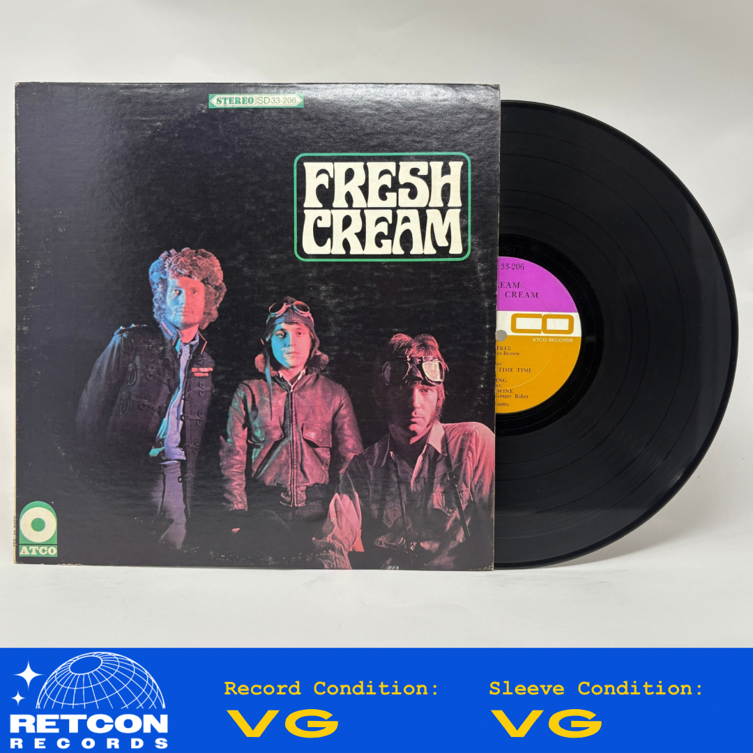 Cream (2) : Fresh Cream (LP,Album,Stereo)