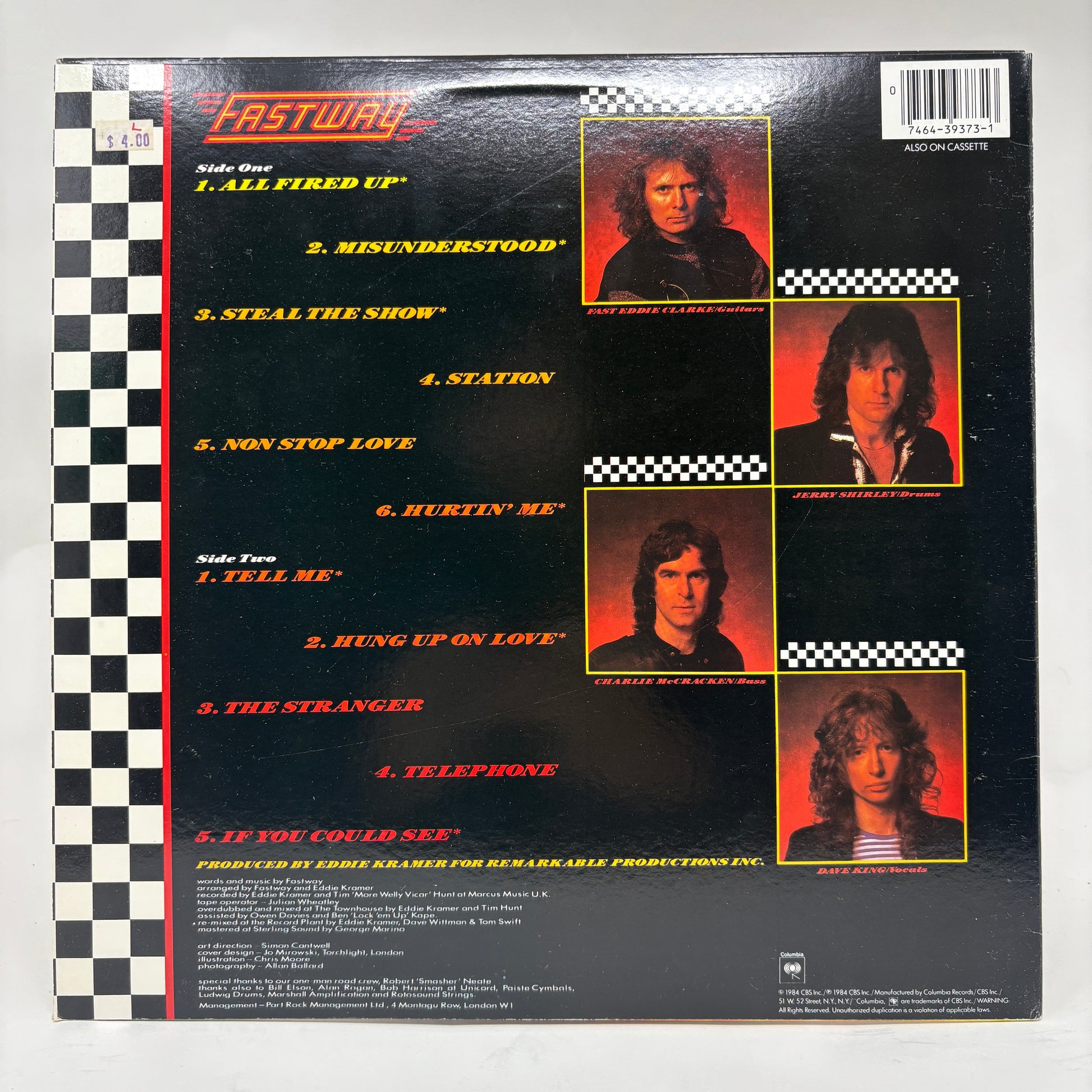 Fastway (2) : All Fired Up! (LP,Album)
