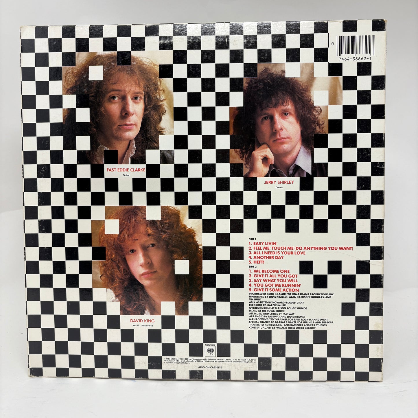 Fastway (2) : Fastway (LP,Album,Stereo)