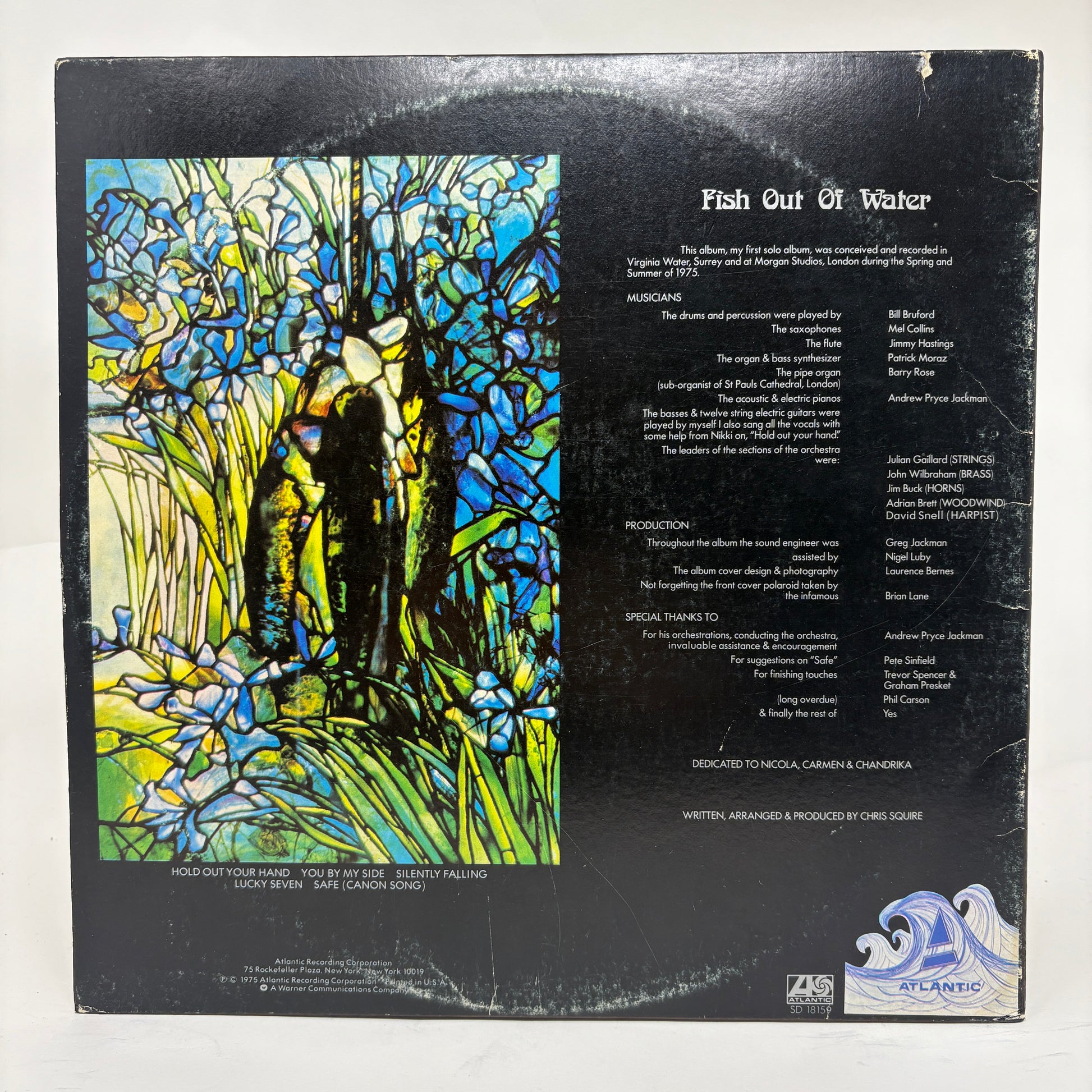 Chris Squire : Fish Out Of Water (LP,Album,Stereo)