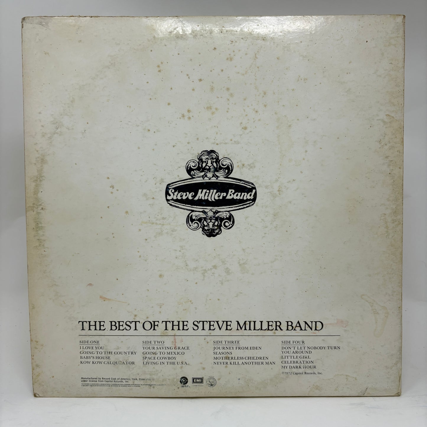Steve Miller Band : Anthology (LP,Compilation,Club Edition)