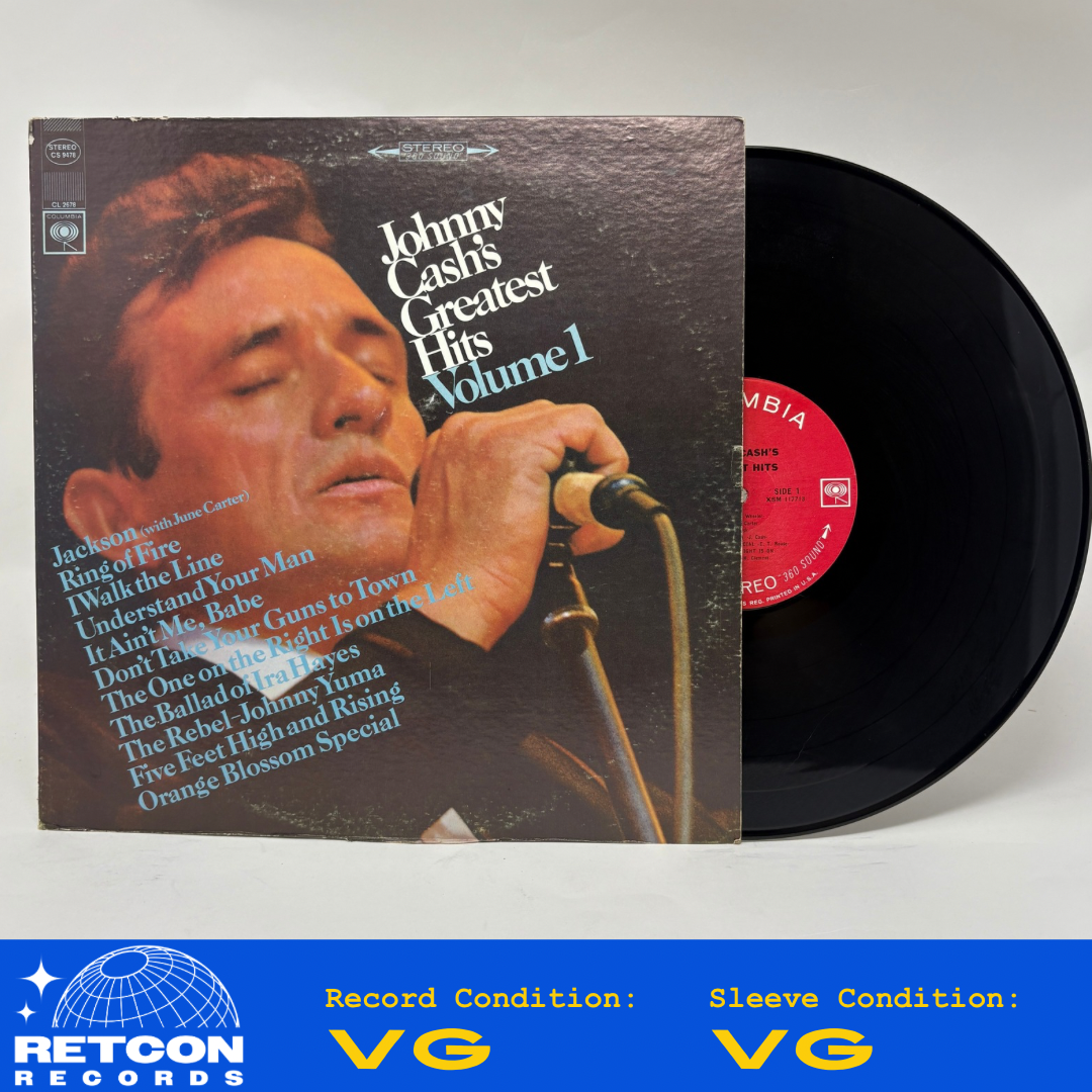 Johnny Cash : Greatest Hits Volume 1 (LP,Compilation,Stereo)