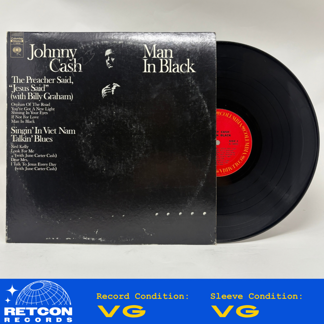 Johnny Cash : Man In Black (LP,Album)