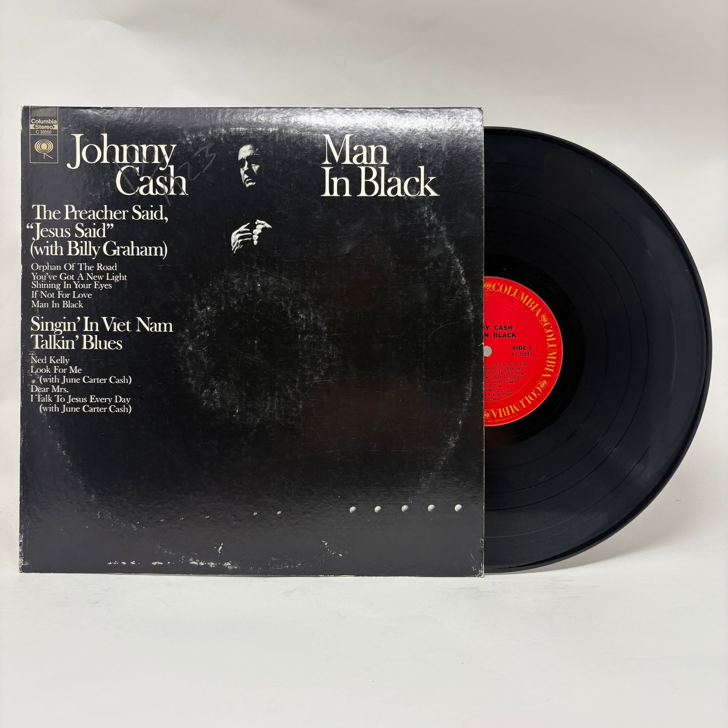 Johnny Cash : Man In Black (LP,Album)