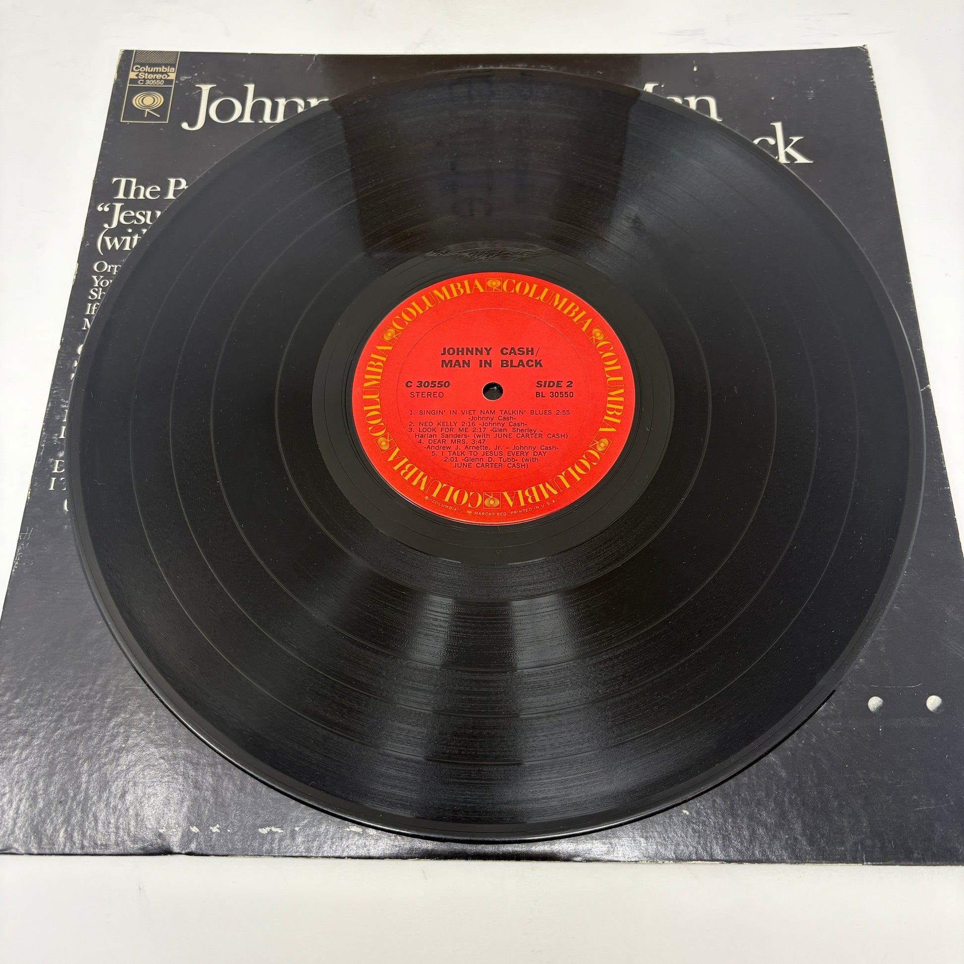 Johnny Cash : Man In Black (LP,Album)