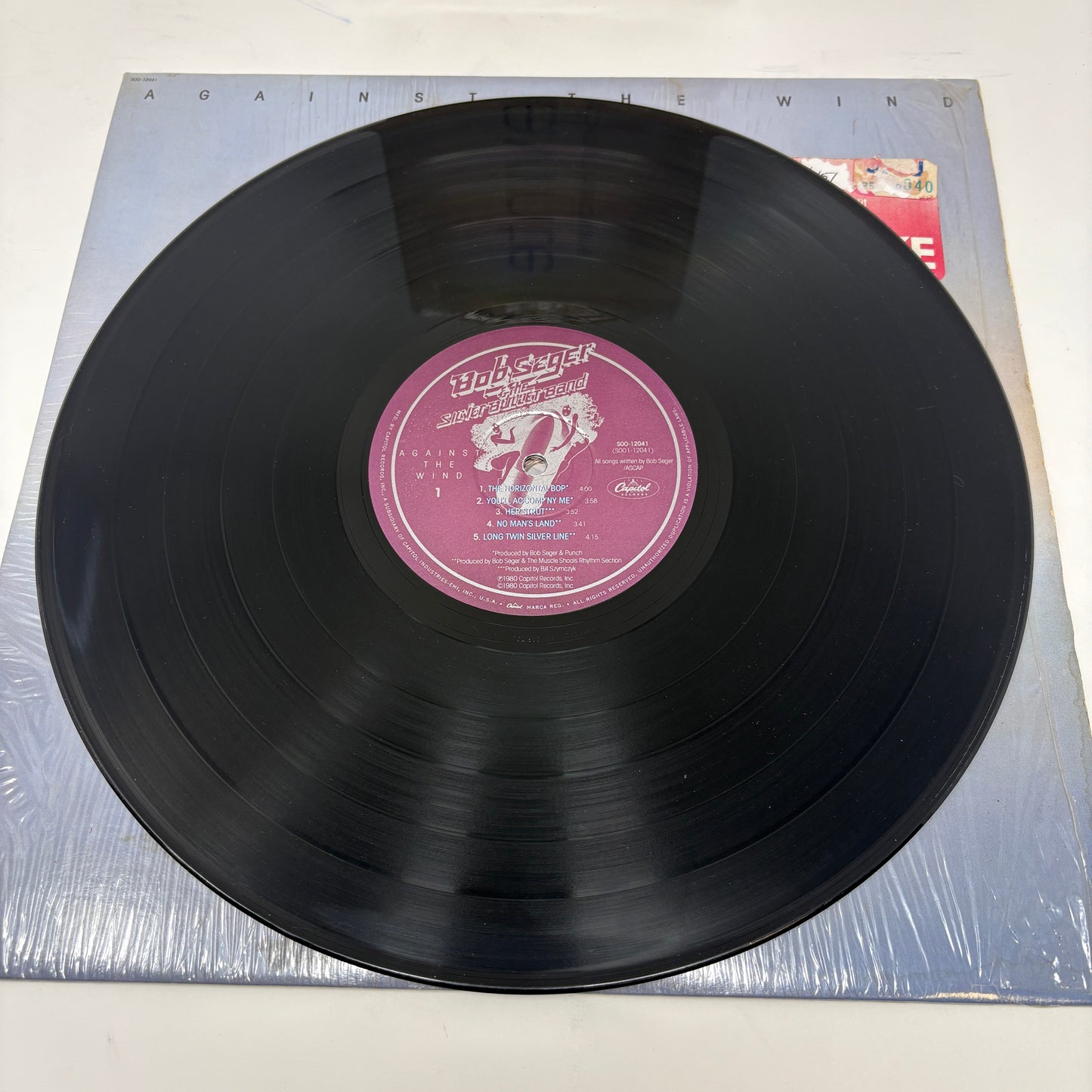 Bob Seger And The Silver Bullet Band : Against The Wind (LP,Album,Stereo)