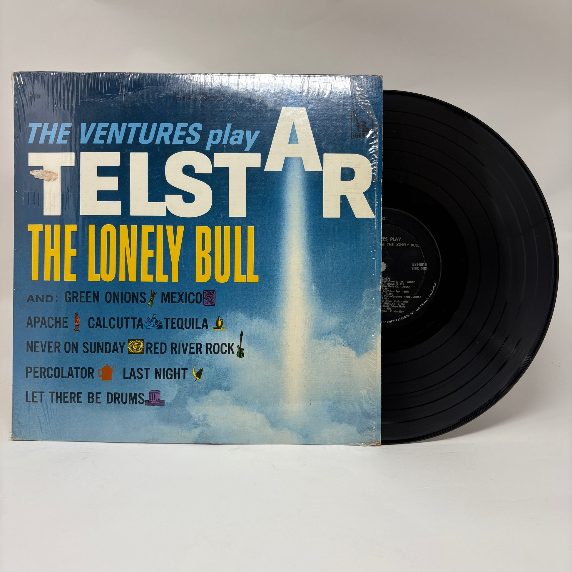 The Ventures : Play Telstar - The Lonely Bull And Others (LP,Album,Reissue,Stereo)