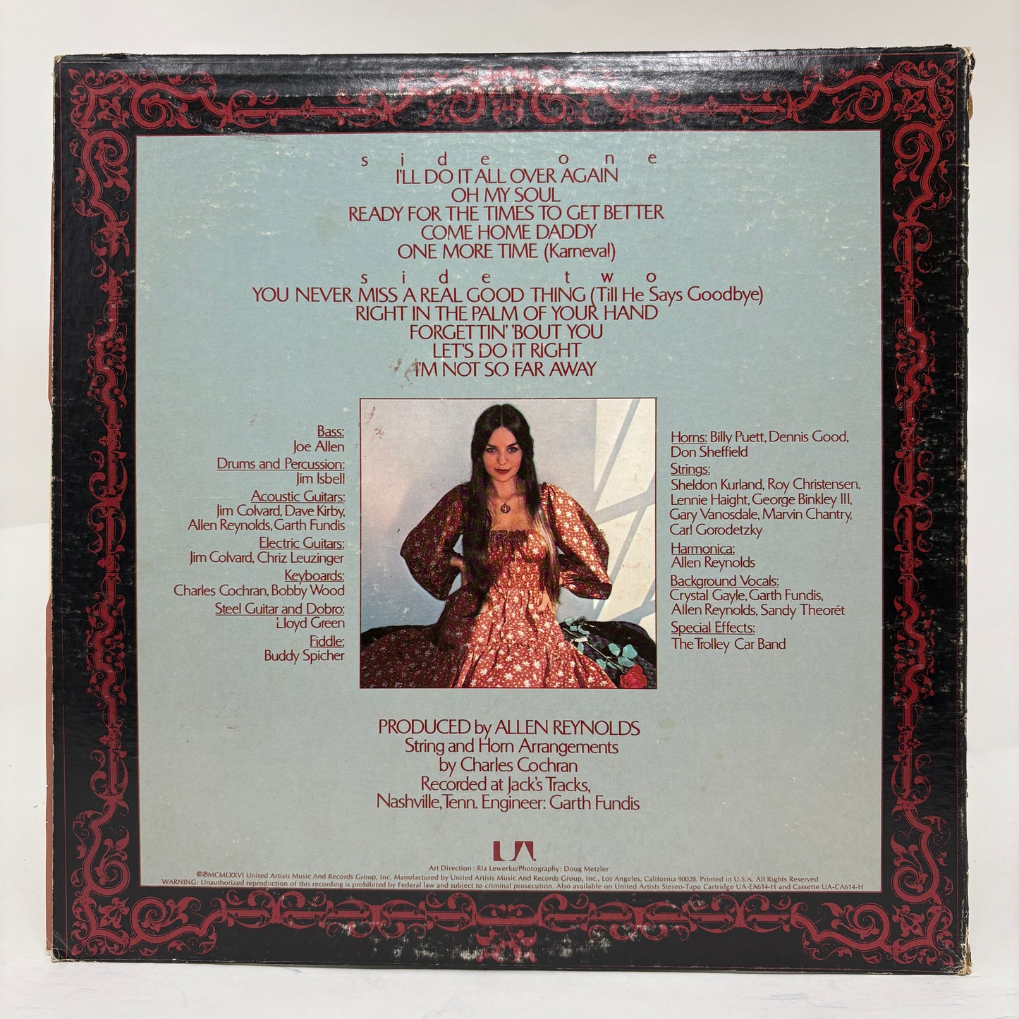Crystal Gayle : Crystal (LP,Album)