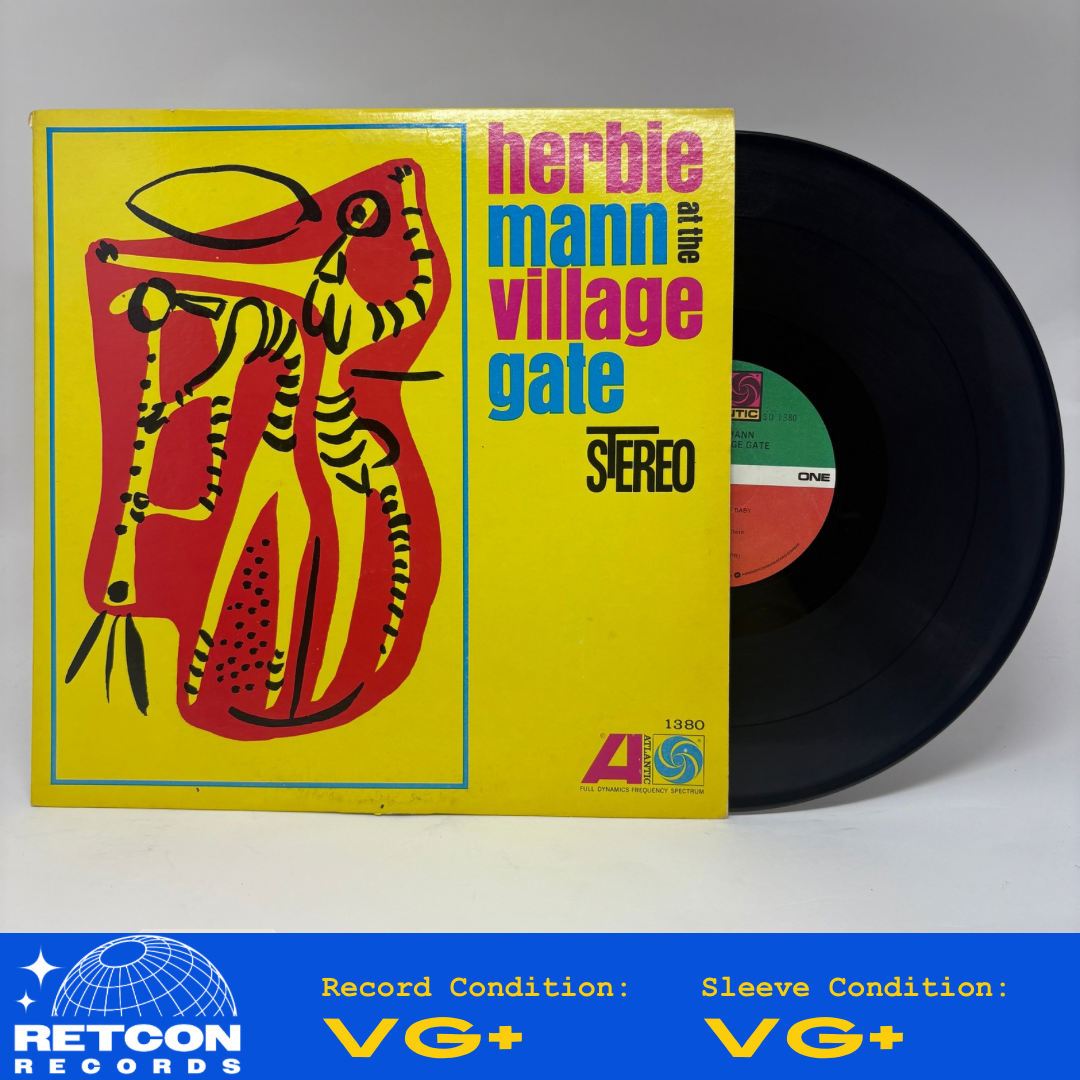 Herbie Mann : Herbie Mann At The Village Gate (LP,Album,Reissue,Stereo)