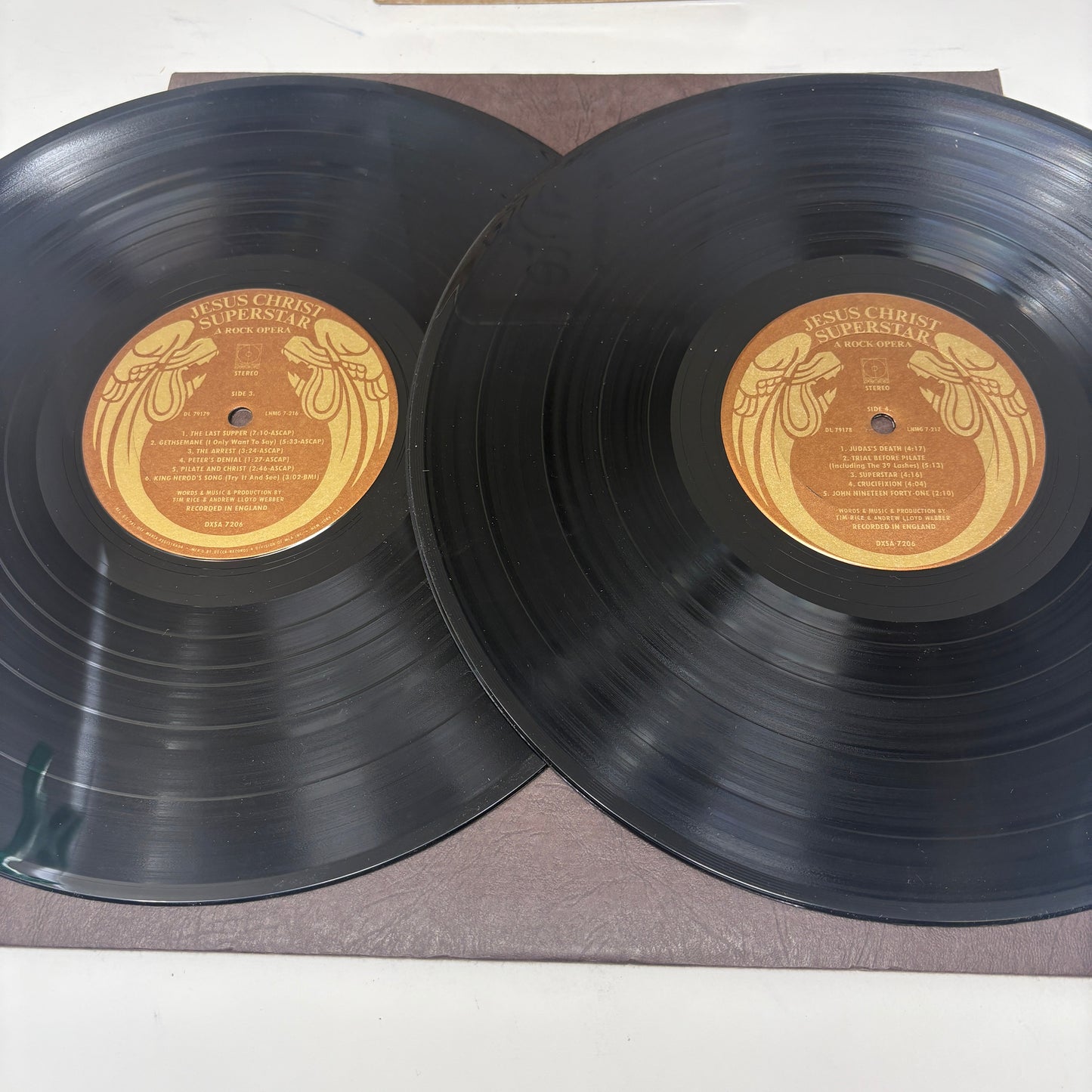 Andrew Lloyd Webber And Tim Rice : Jesus Christ Superstar - A Rock Opera (LP,Album,Stereo)