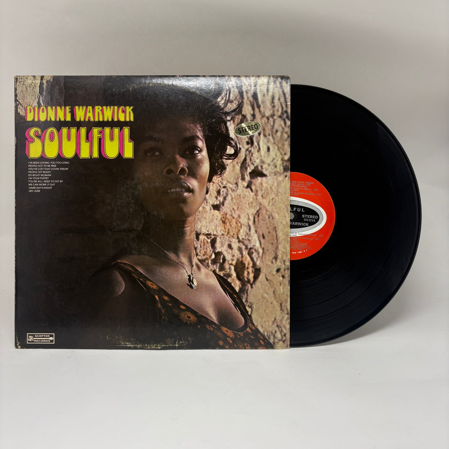 Dionne Warwick : Soulful (LP,Album,Stereo)