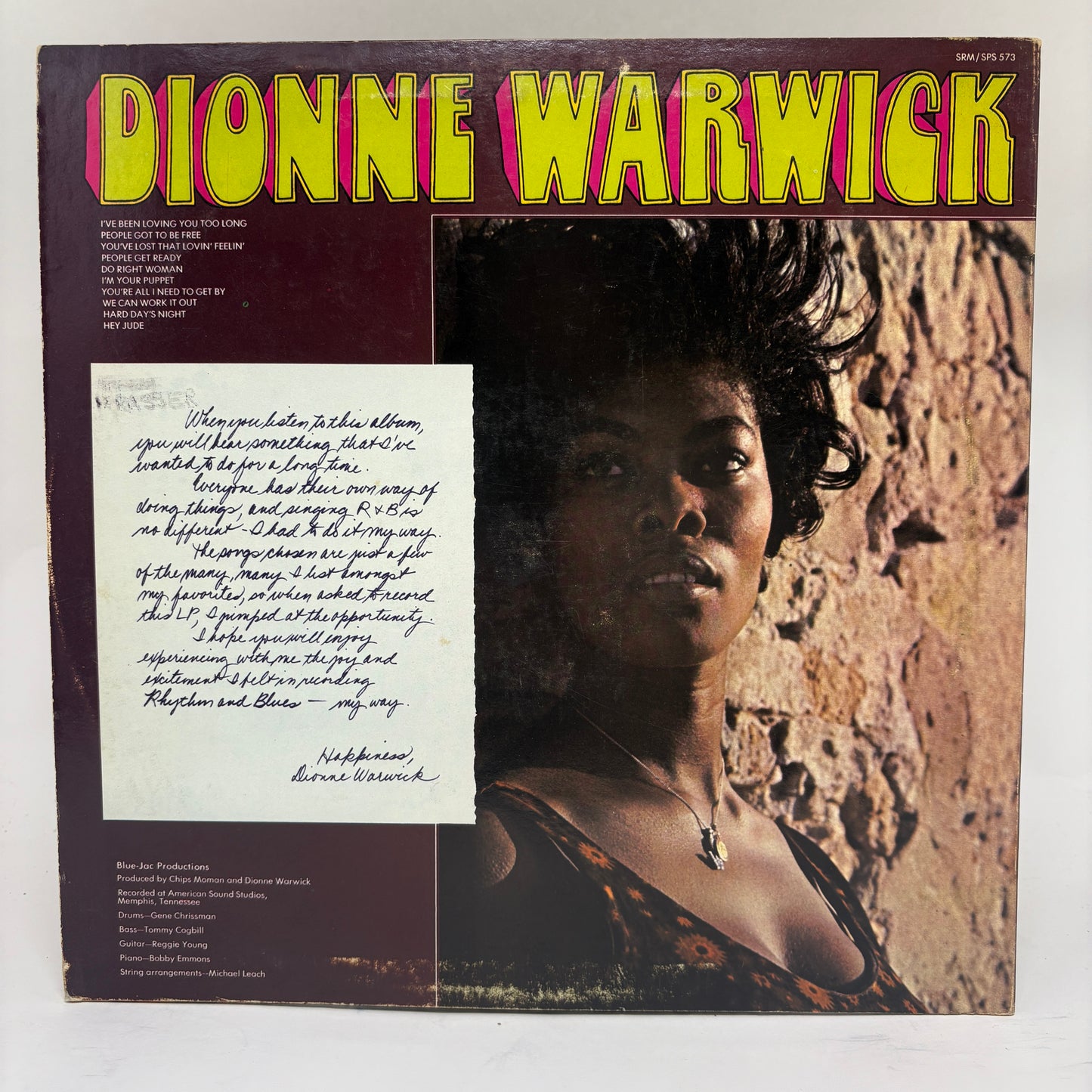 Dionne Warwick : Soulful (LP,Album,Stereo)