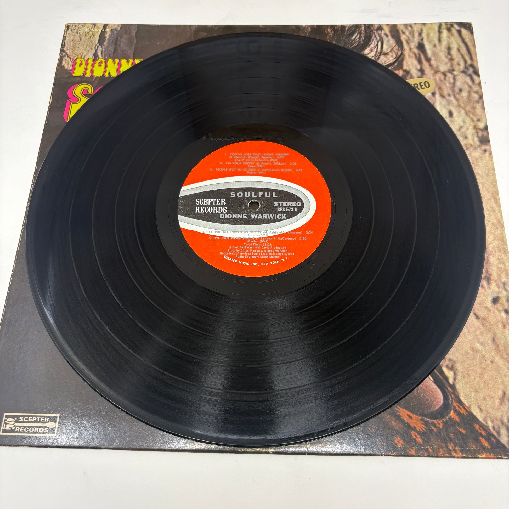 Dionne Warwick : Soulful (LP,Album,Stereo)