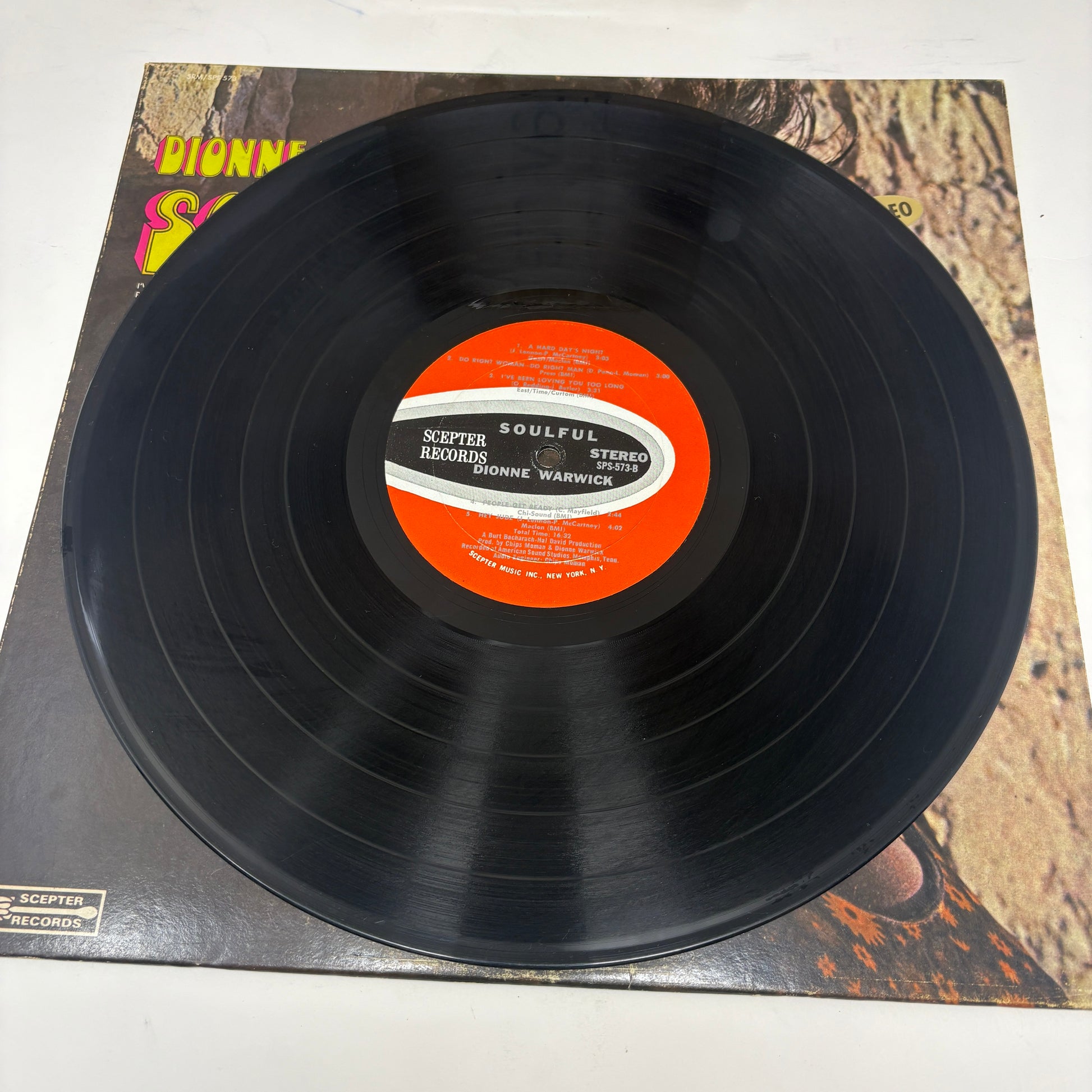 Dionne Warwick : Soulful (LP,Album,Stereo)