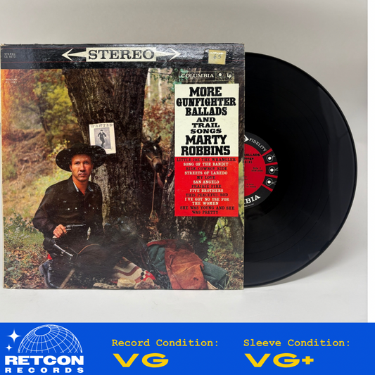Marty Robbins : More Gunfighter Ballads And Trail Songs (LP,Stereo)