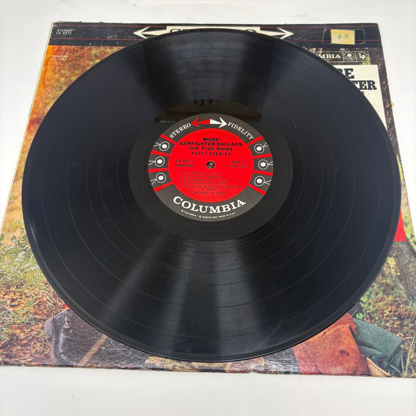 Marty Robbins : More Gunfighter Ballads And Trail Songs (LP,Stereo)