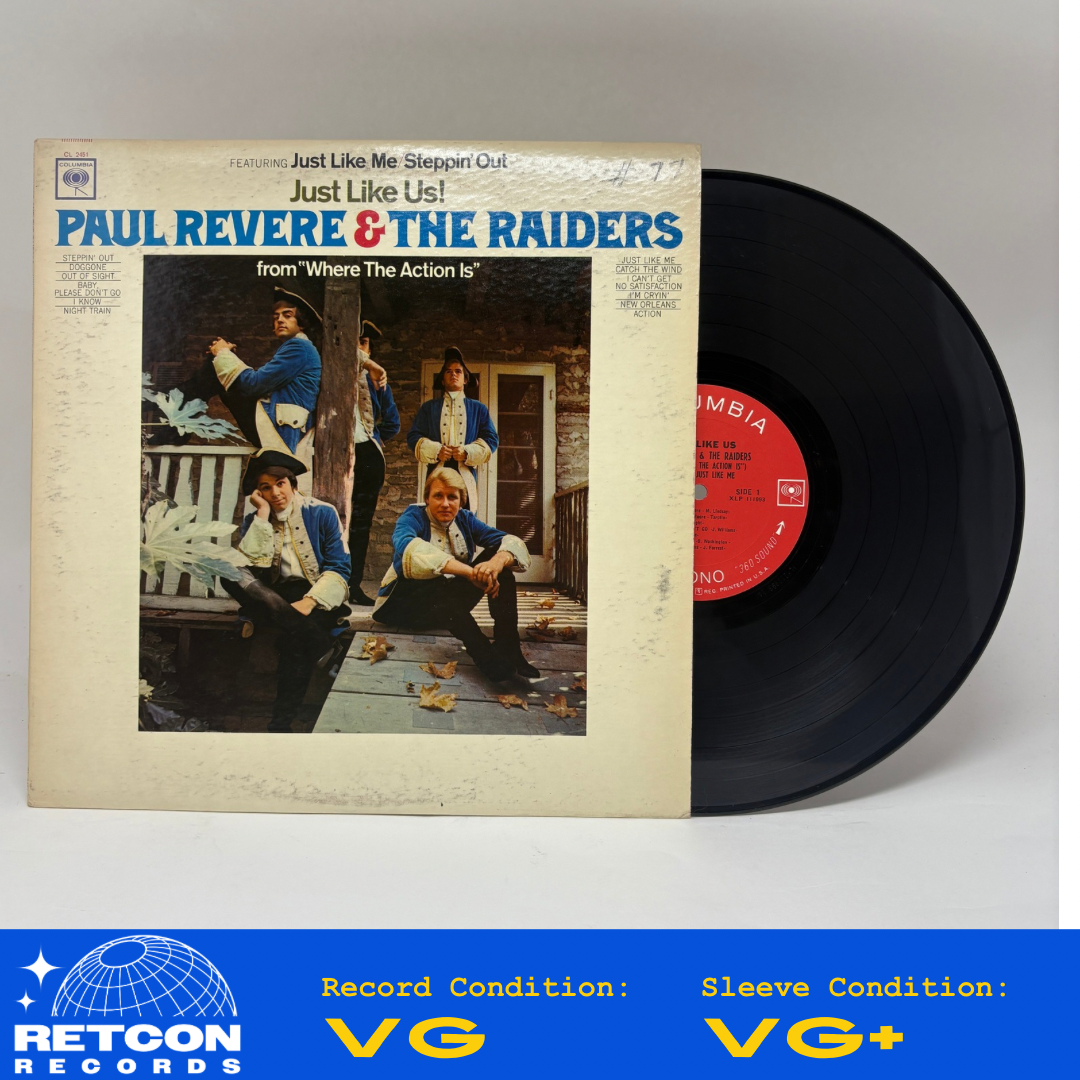 Paul Revere & The Raiders : Just Like Us! (LP,Album,Mono)