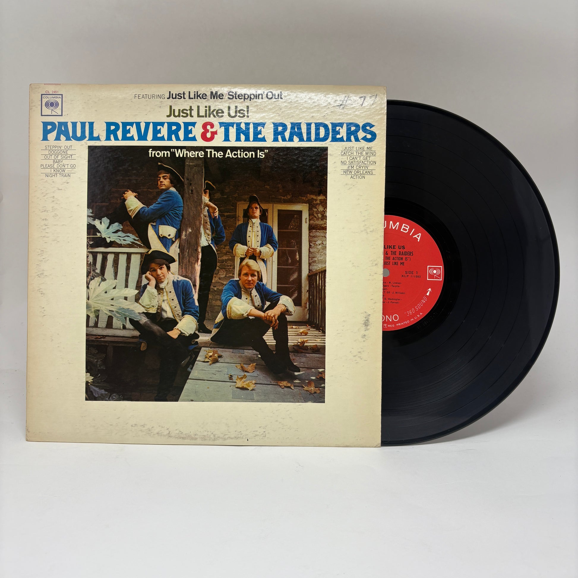 Paul Revere & The Raiders : Just Like Us! (LP,Album,Mono)