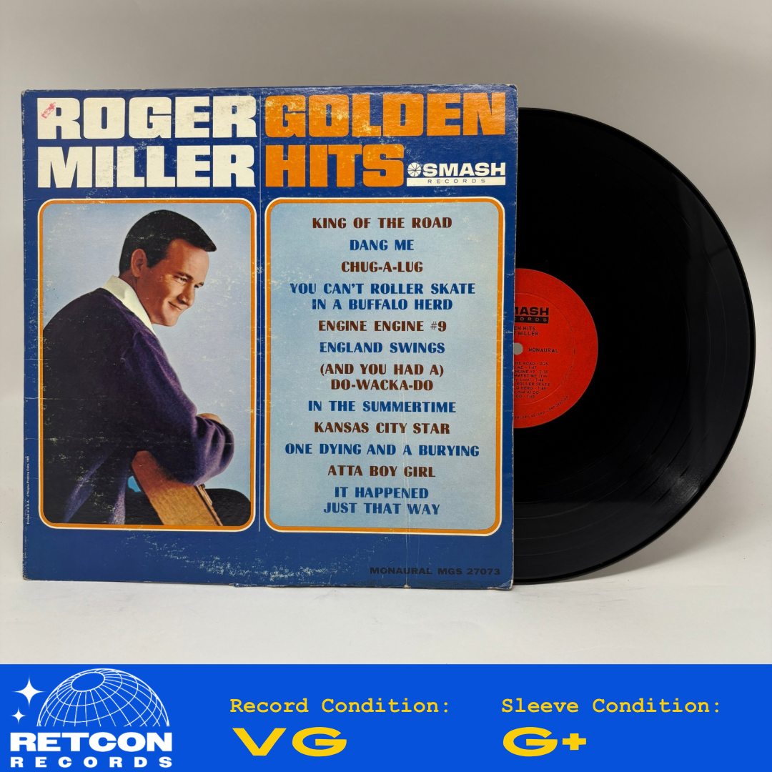 Roger Miller : Golden Hits (LP,Compilation,Mono)