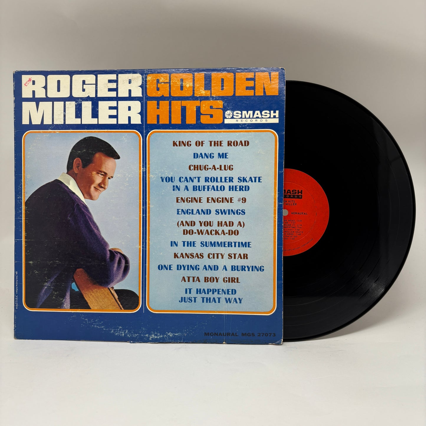 Roger Miller : Golden Hits (LP,Compilation,Mono)