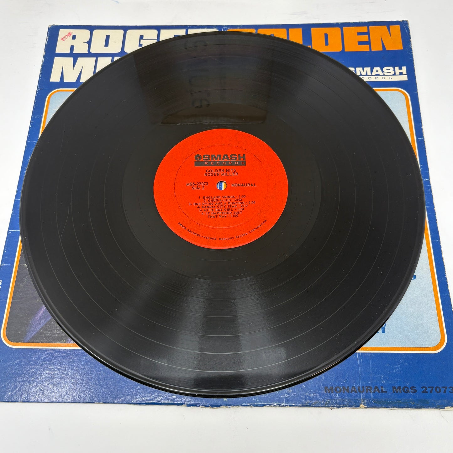 Roger Miller : Golden Hits (LP,Compilation,Mono)